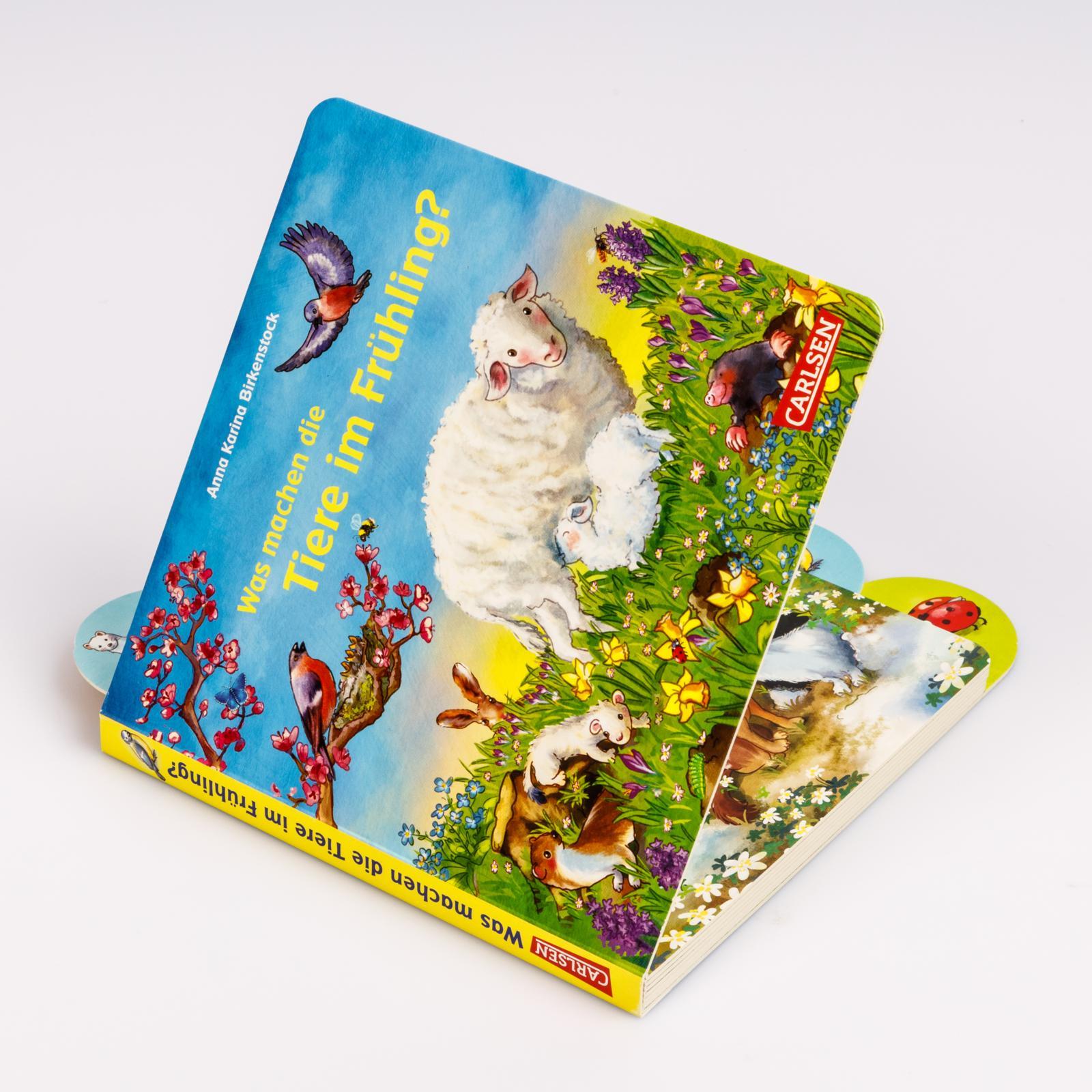 Beispielinhalt (Bild) Was machen die Tiere im Frühling?