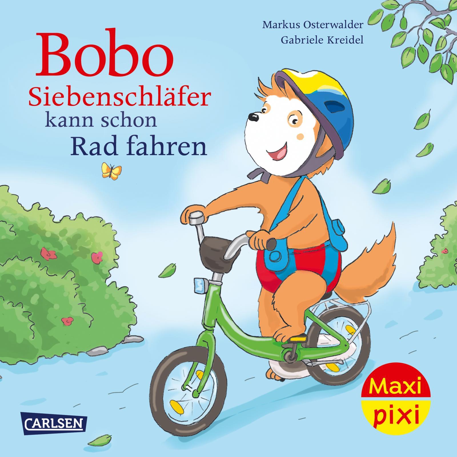 Vorderes Coverbild Maxi Pixi 486: VE 5: Bobo Siebenschläfer kann schon Rad fahren (5 Exemplare)
