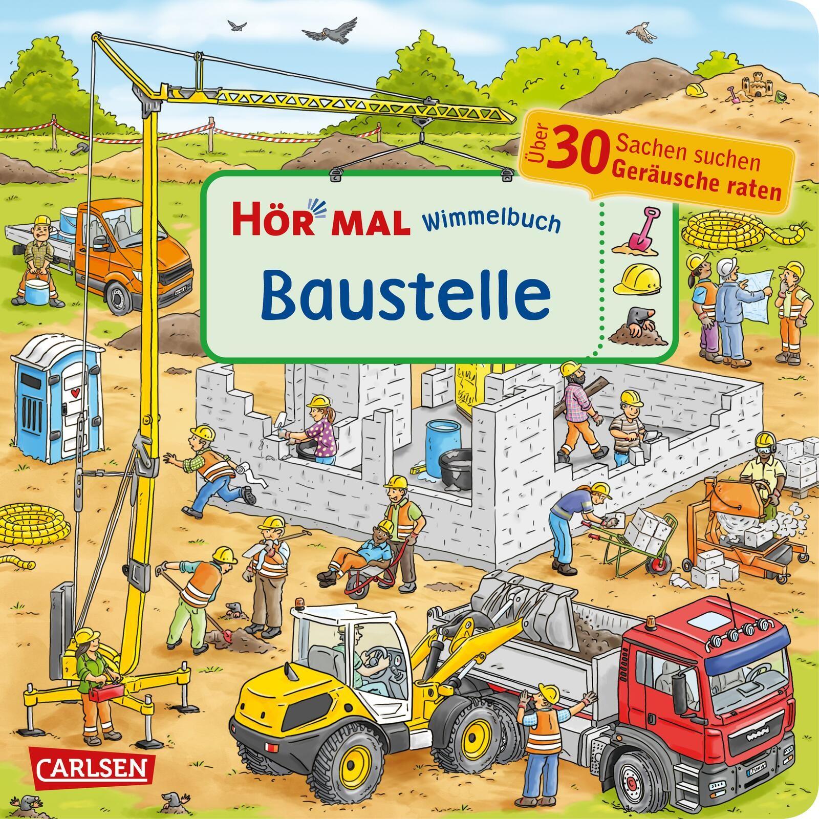 Vorderes Coverbild Hör mal (Soundbuch): Wimmelbuch: Baustelle