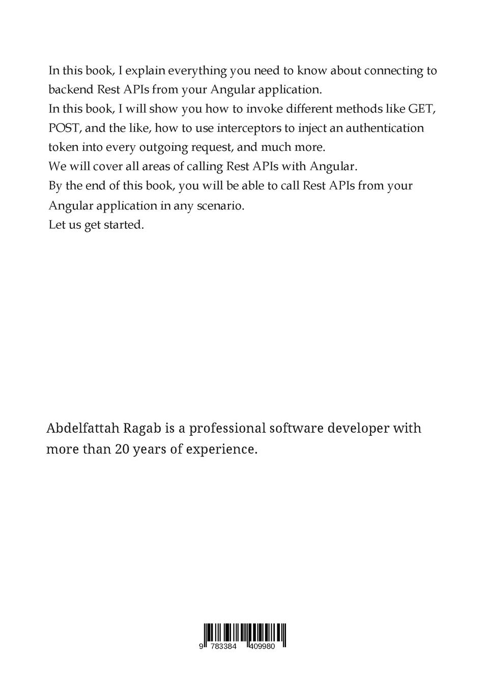 Rückseitencover Angular HTTP
