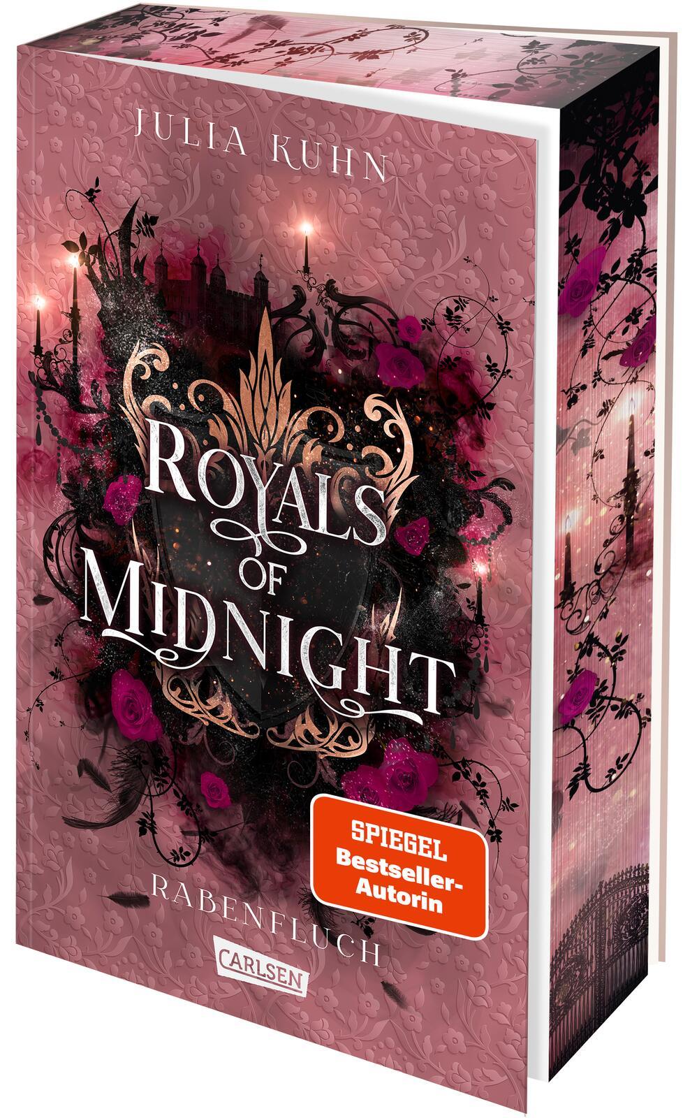 Vorderes Coverbild Royals of Midnight. Rabenfluch (Royal Shadows 2)