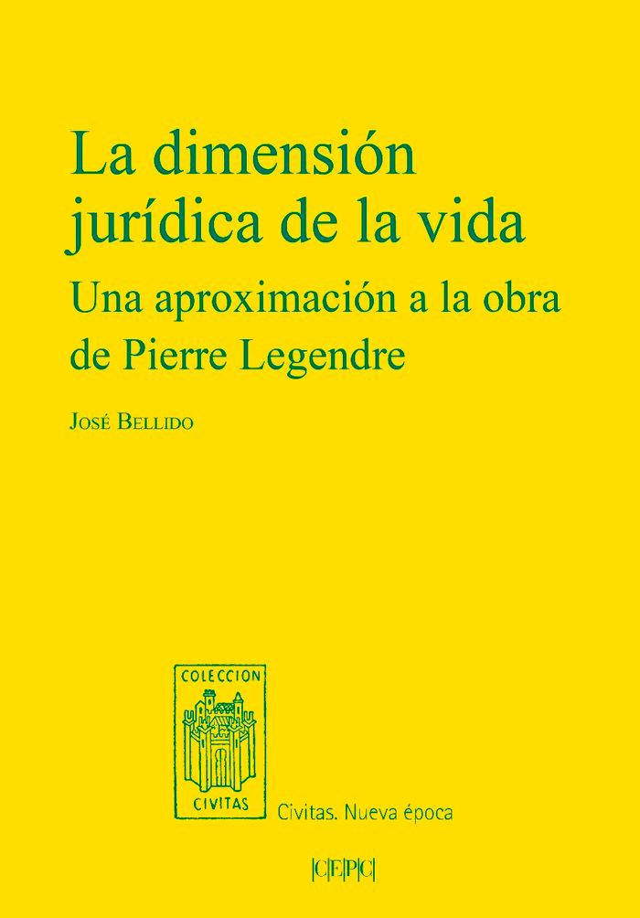 Vorderes Coverbild La dimensión jurídica de la vida