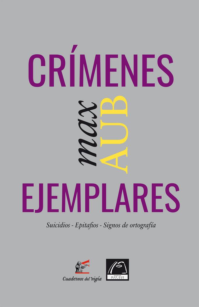 Vorderes Coverbild Crímenes ejemplares