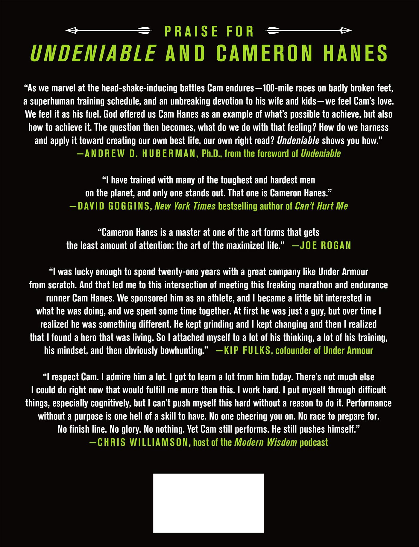 Rückseitencover Undeniable