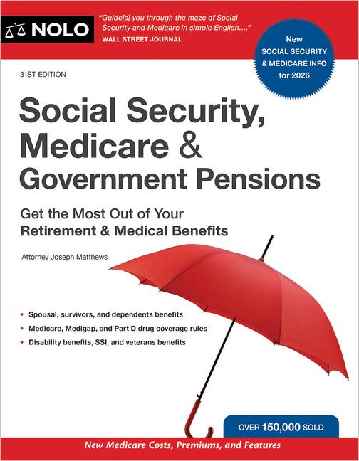 Vorderes Coverbild Social Security, Medicare & Government Pensions