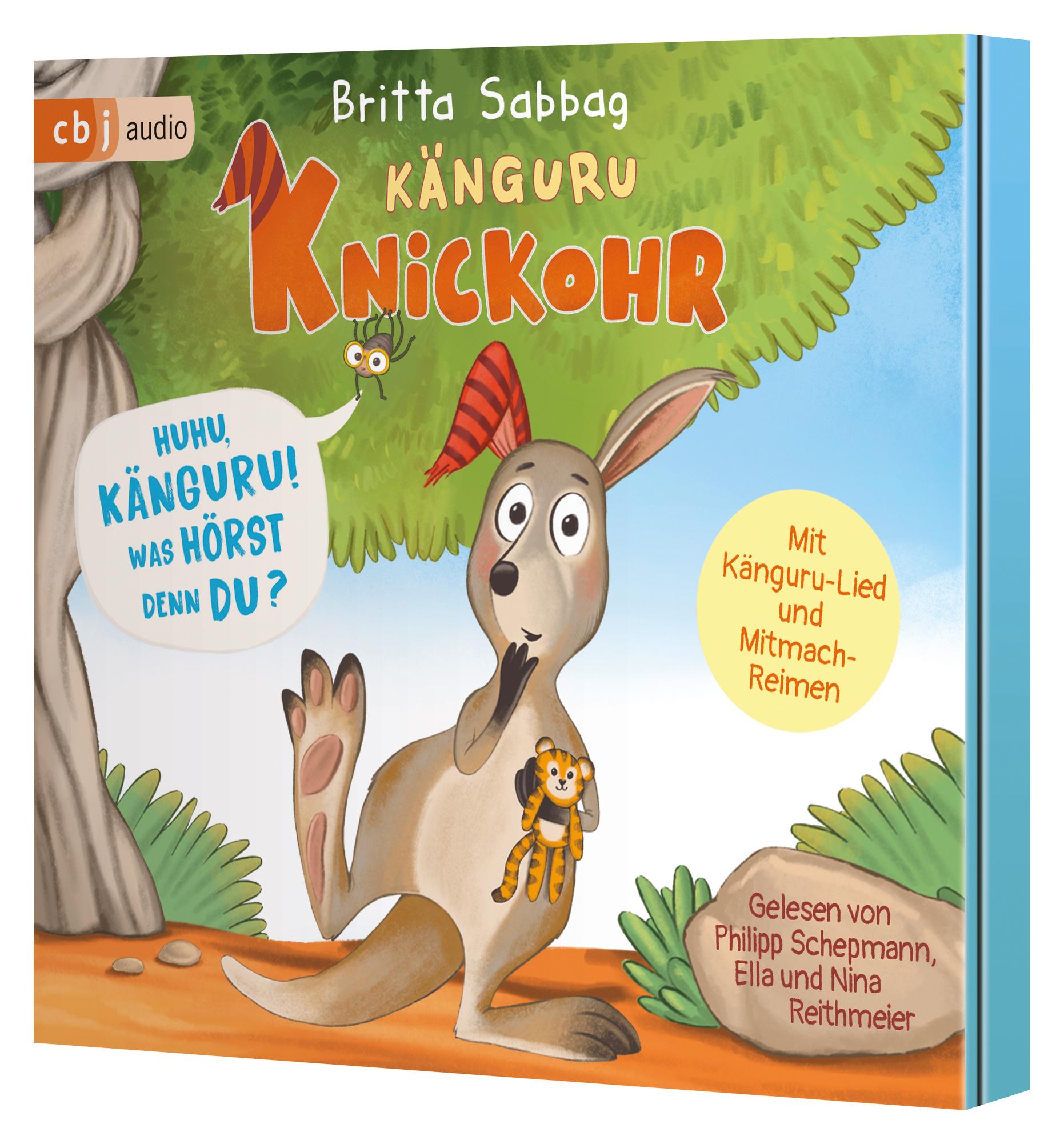 Vorderes Coverbild Känguru Knickohr - Huhu, Känguru! Was hörst denn du?