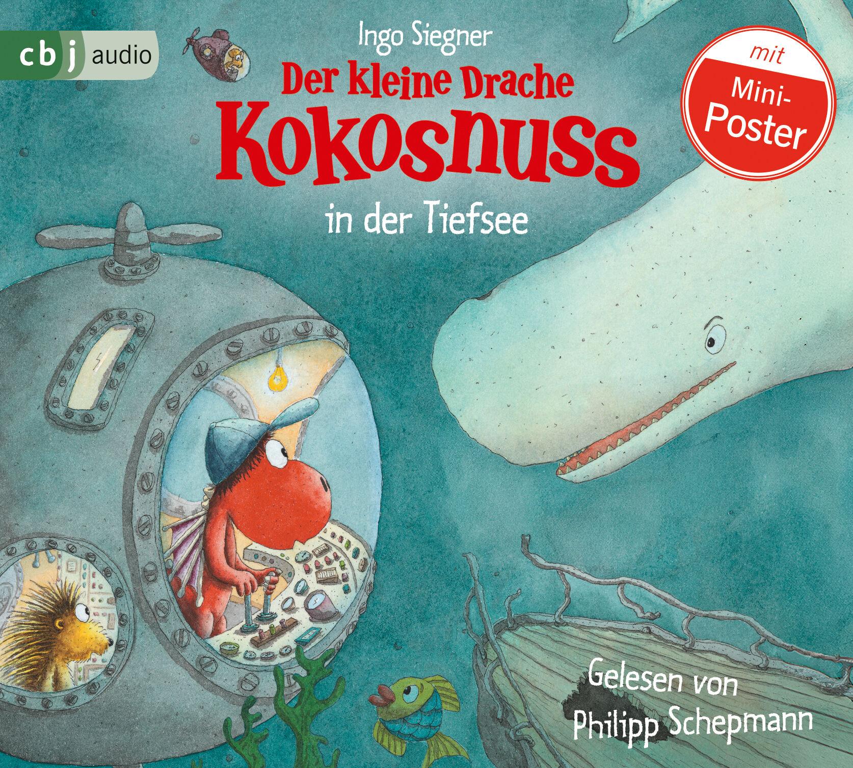 Beispielinhalt (Bild) Der kleine Drache Kokosnuss in der Tiefsee