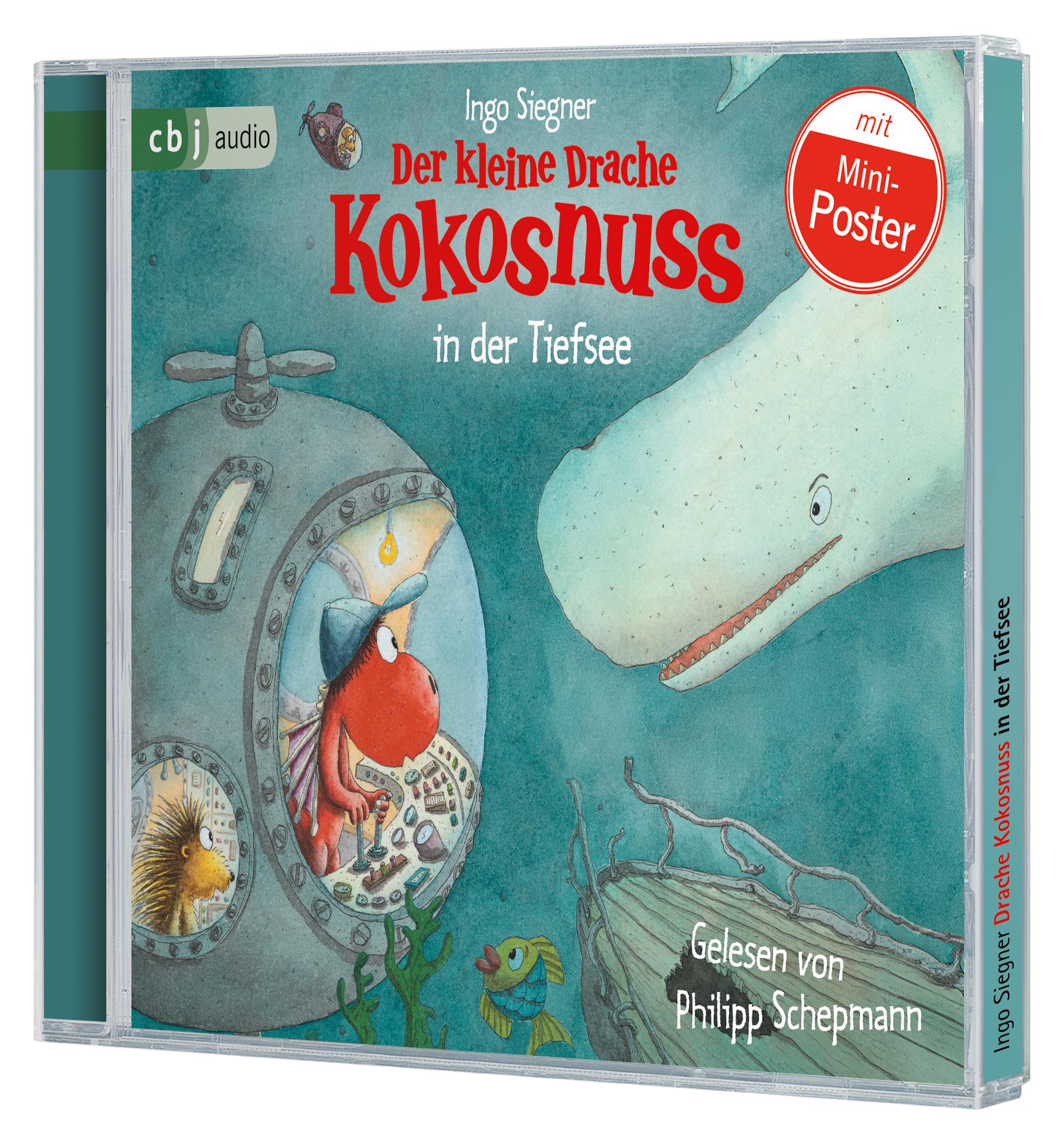 Vorderes Coverbild Der kleine Drache Kokosnuss in der Tiefsee