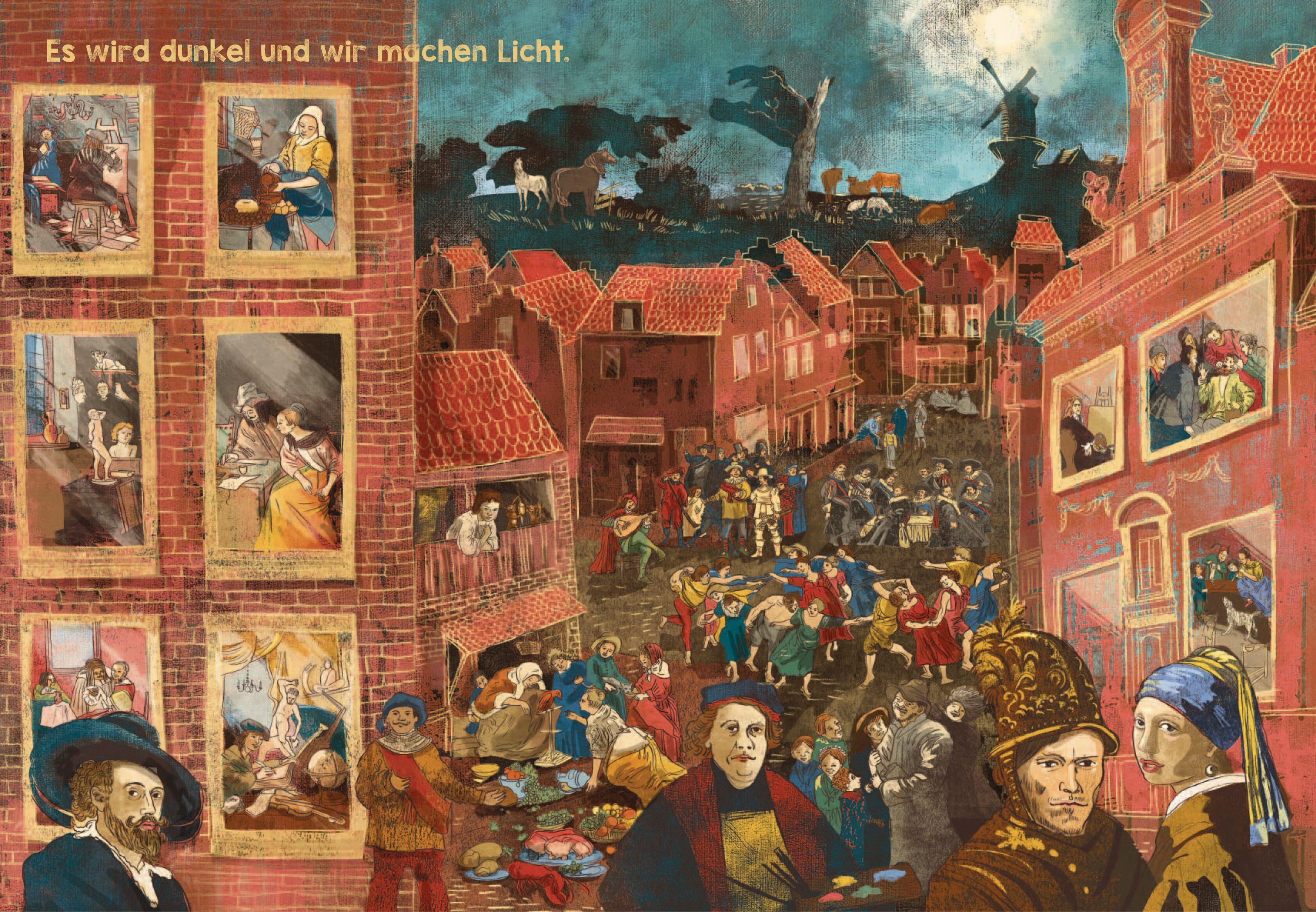 Beispielinhalt (Bild) Das große Wimmelbuch der Kunst