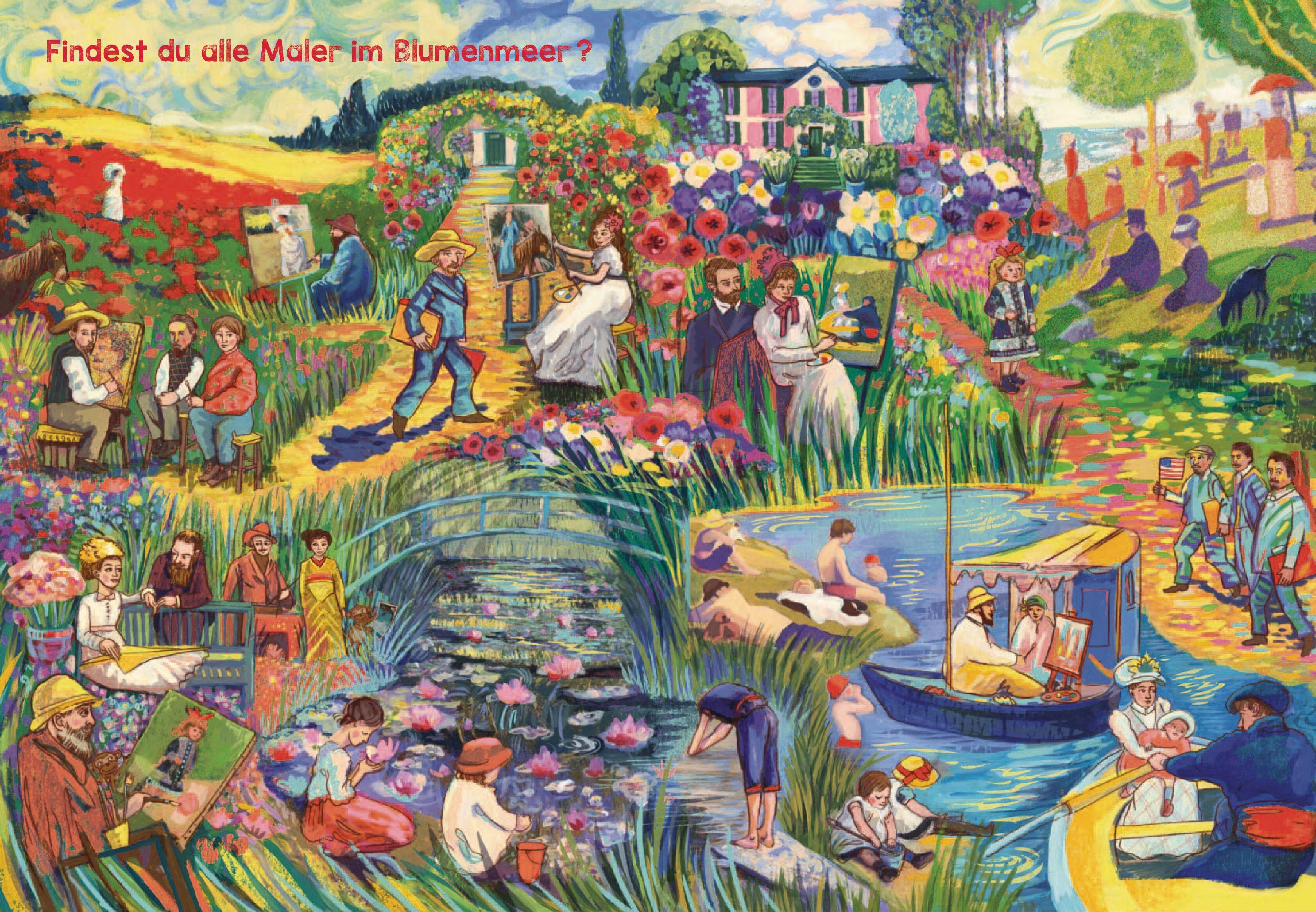 Beispielinhalt (Bild) Das große Wimmelbuch der Kunst