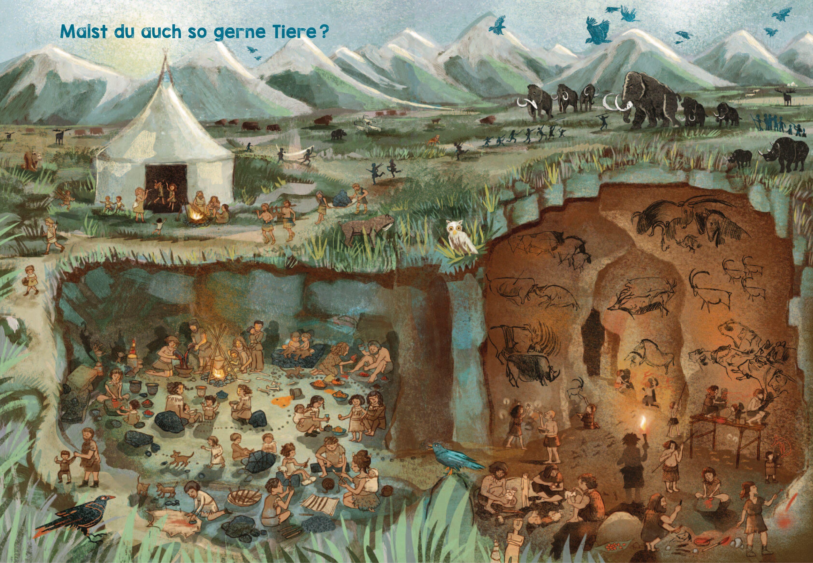 Beispielinhalt (Bild) Das große Wimmelbuch der Kunst