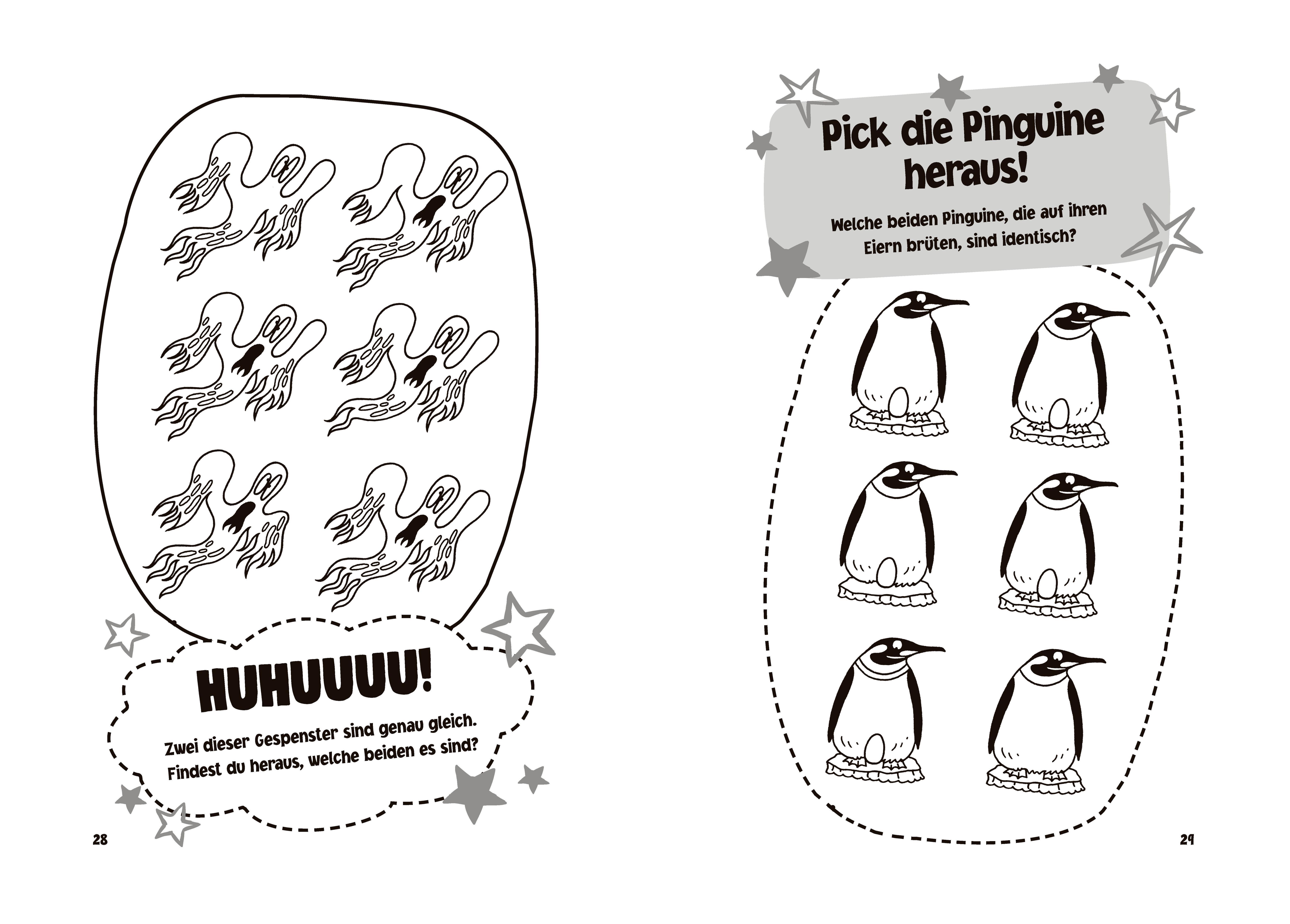 Beispielinhalt (Bild) Ziemlich clever! Über 100 Rätsel für schlaue Köpfe. Ab 8 Jahren