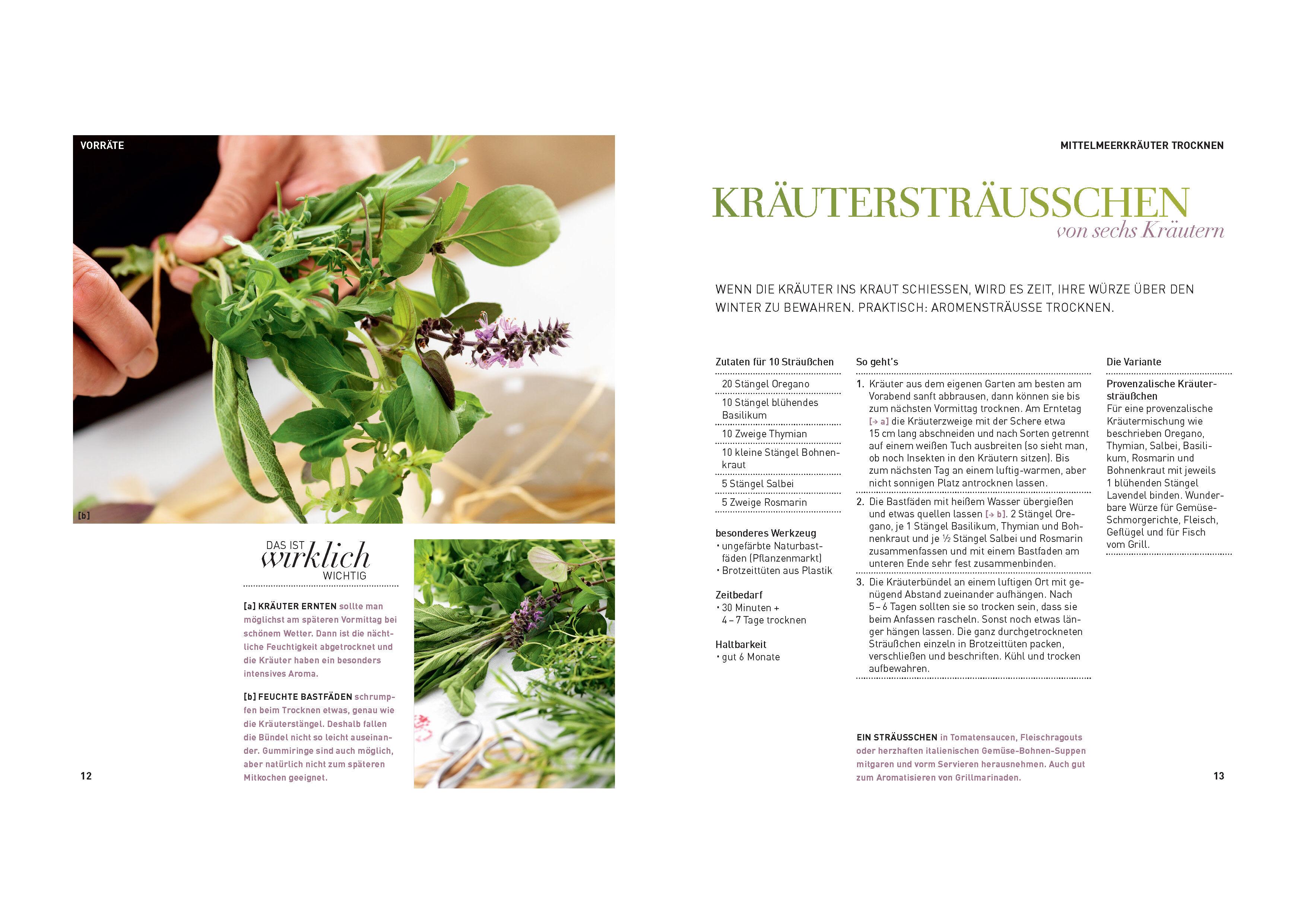 Beispielinhalt (Bild) Kochen mit Garten- und Wildkräutern