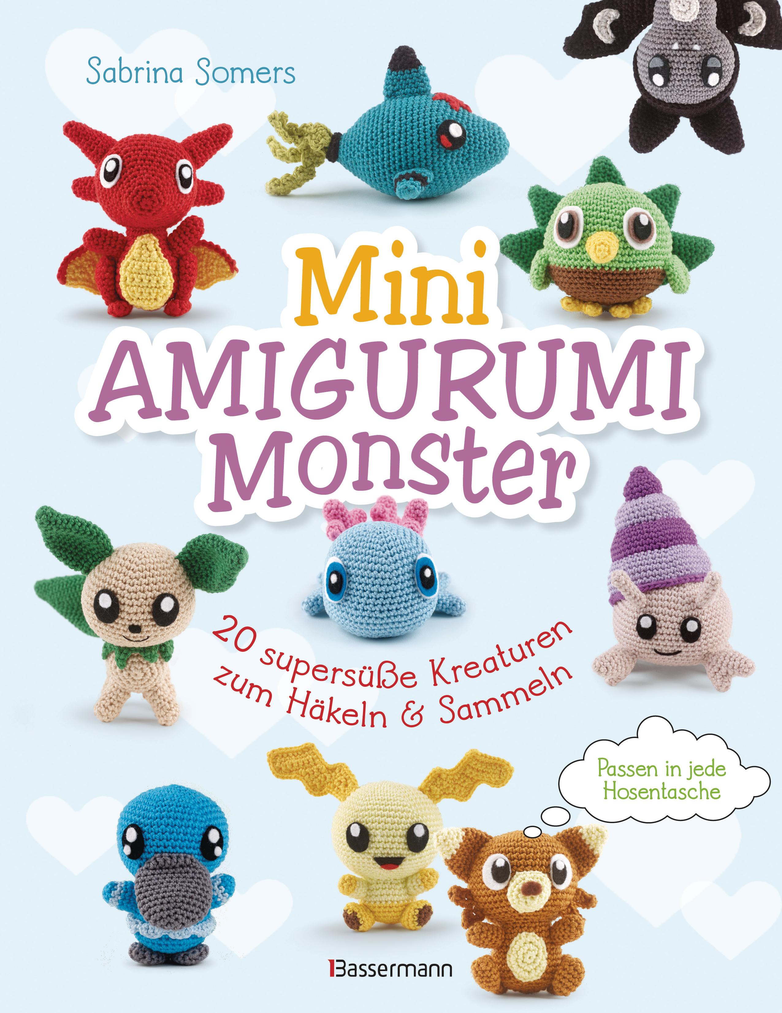 Vorderes Coverbild Mini Amigurumi Monster - 20 supersüße Kreaturen zum Häkeln und Sammeln - passen in jede Hosentasche