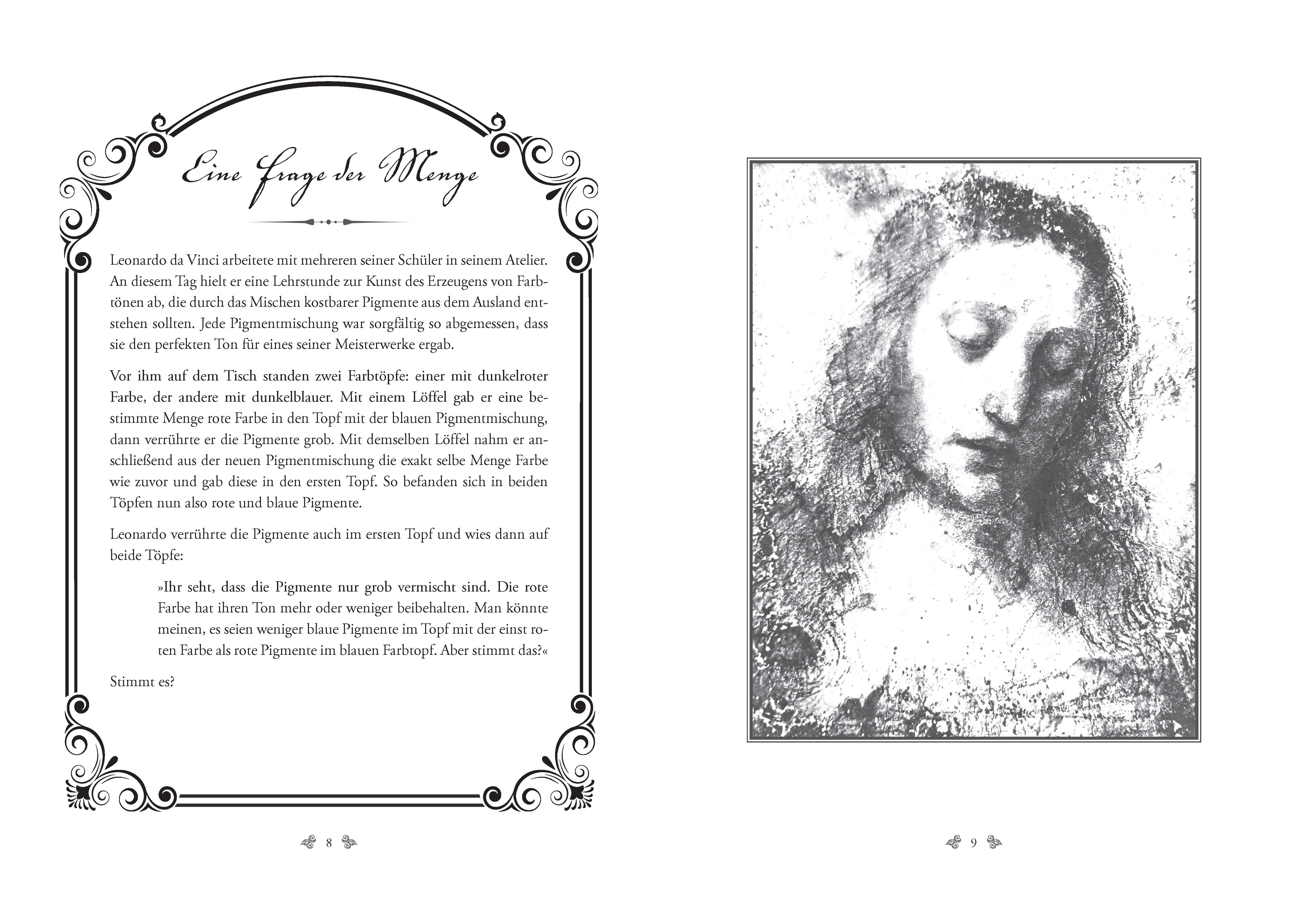 Beispielinhalt (Bild) Logikrätsel - Leonardo da Vinci  - Geniale Denkaufgaben - inspiriert vom Meister der Renaissance