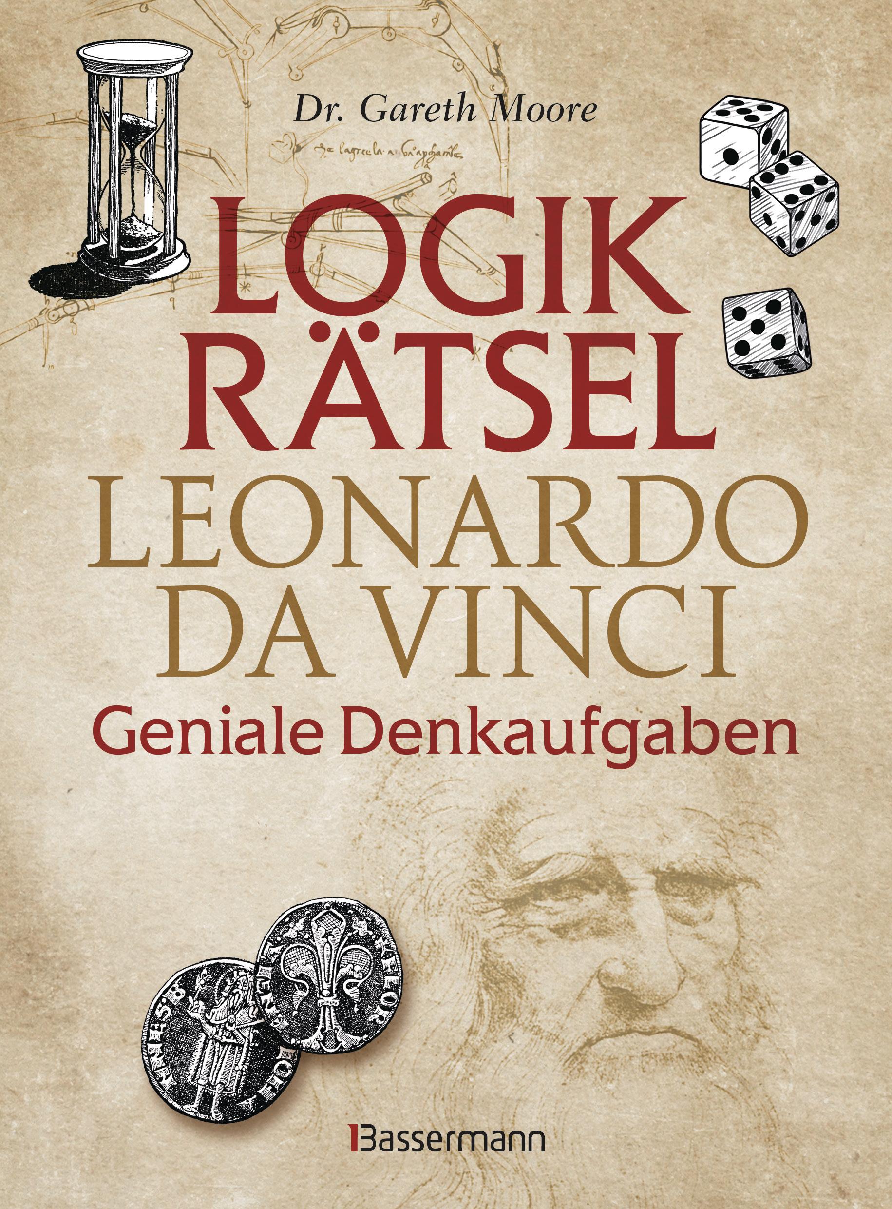 Vorderes Coverbild Logikrätsel - Leonardo da Vinci  - Geniale Denkaufgaben - inspiriert vom Meister der Renaissance