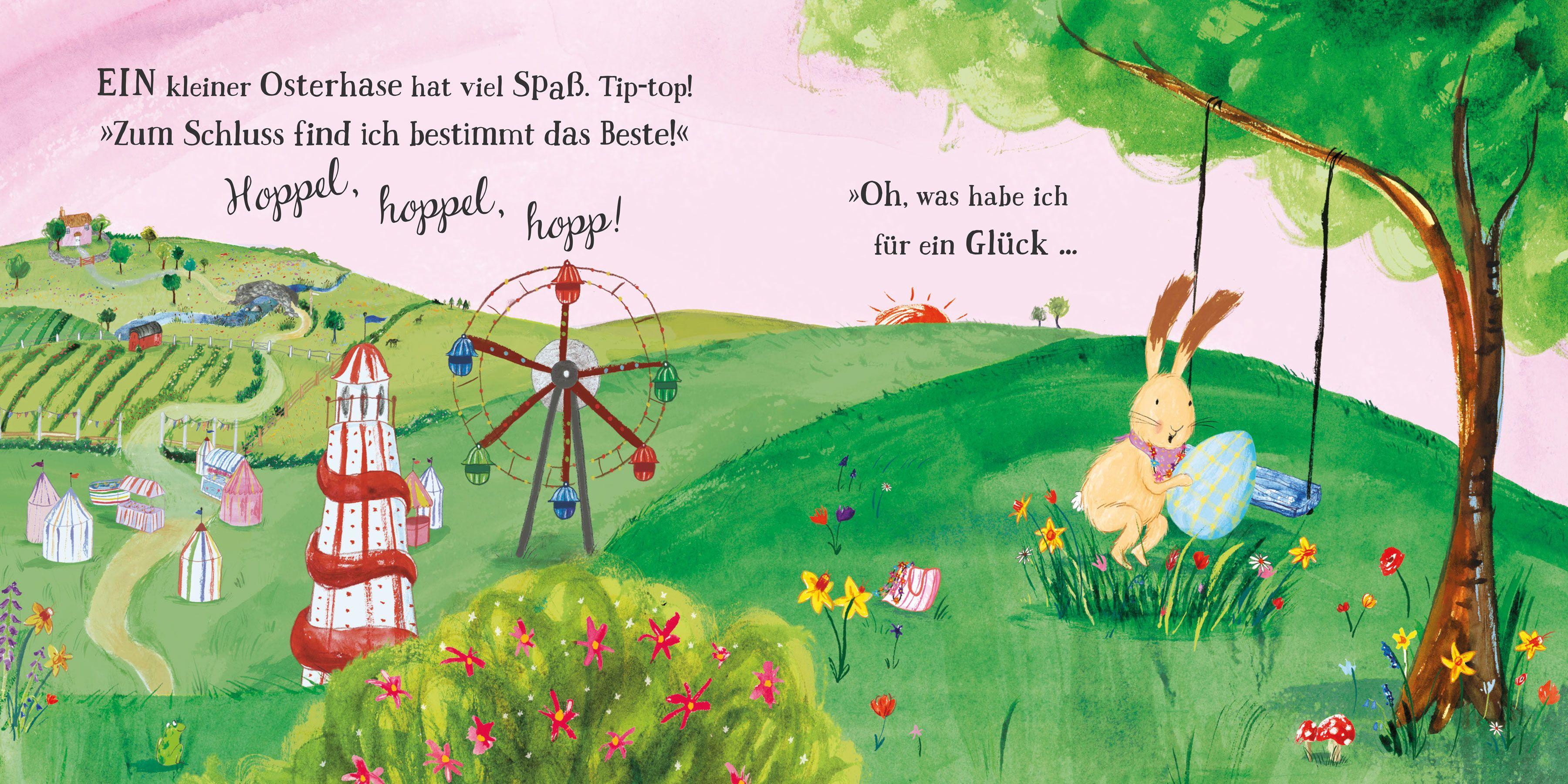 Beispielinhalt (Bild) Die Hasenbande auf Eiersuche