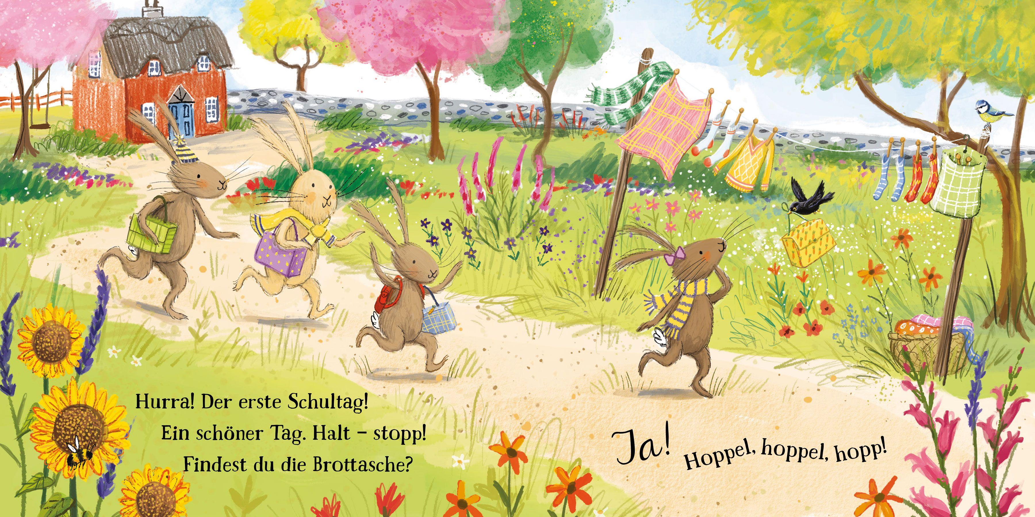 Beispielinhalt (Bild) Die Hasenbande: Der erste Schultag