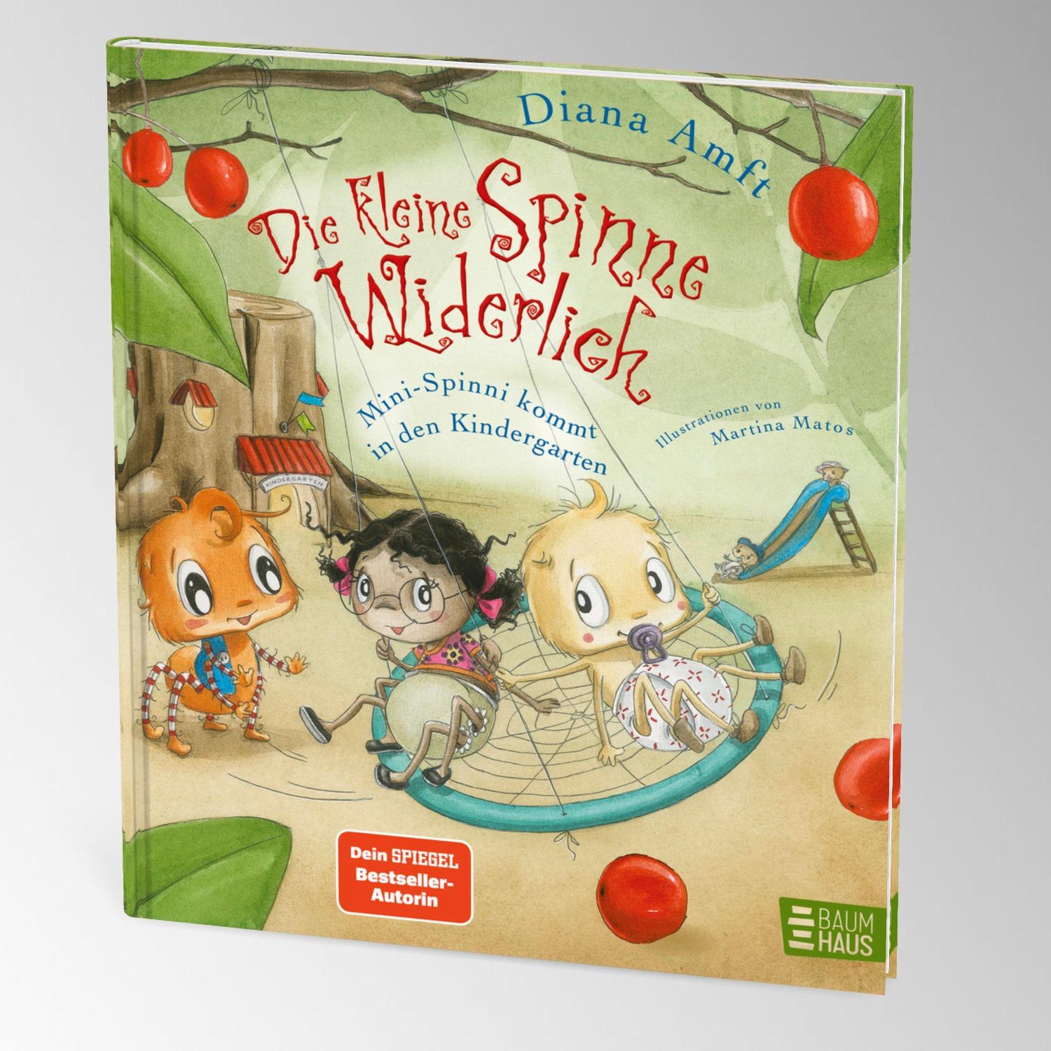 Beispielinhalt (Bild) Die kleine Spinne Widerlich - Mini-Spinni kommt in den Kindergarten