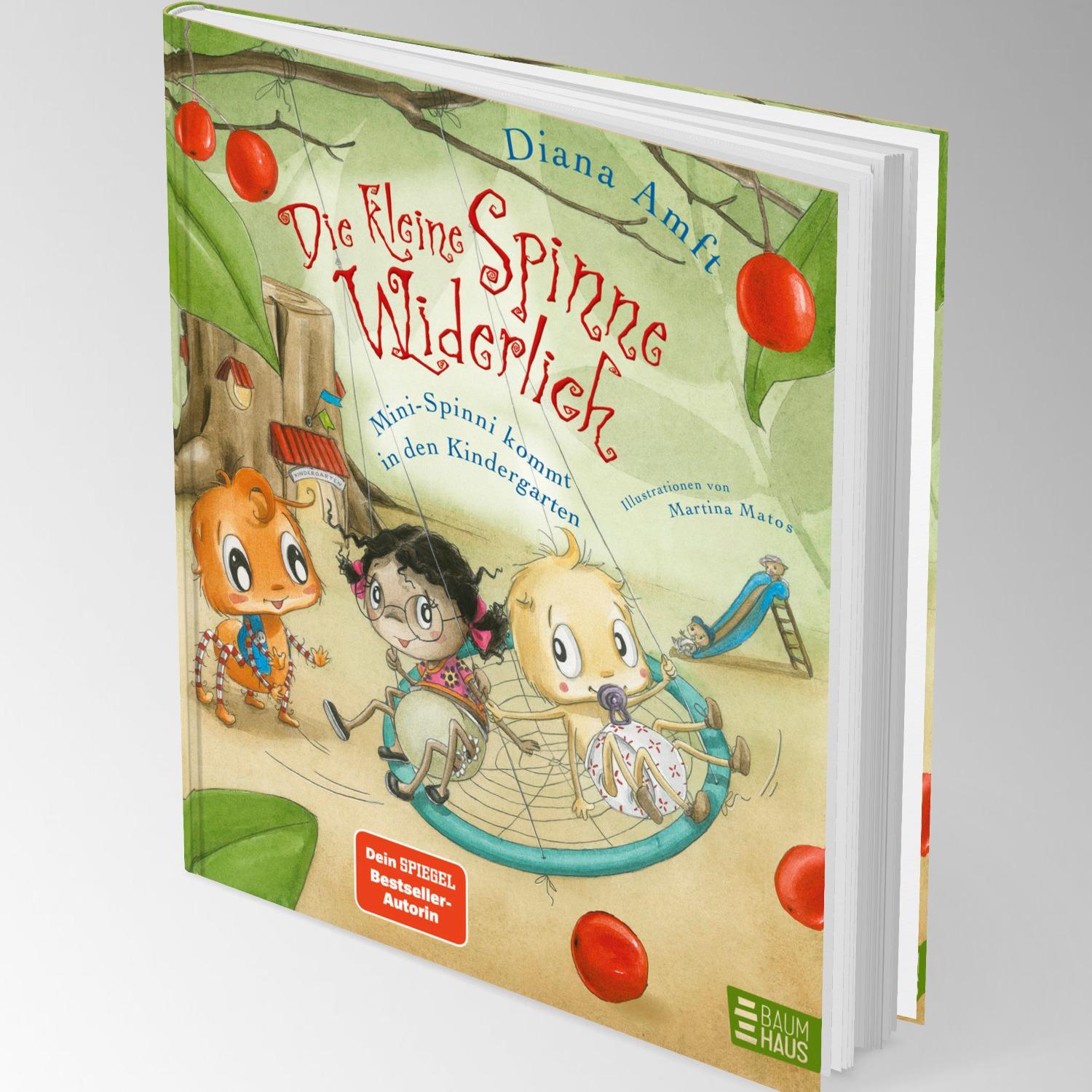 Beispielinhalt (Bild) Die kleine Spinne Widerlich - Mini-Spinni kommt in den Kindergarten