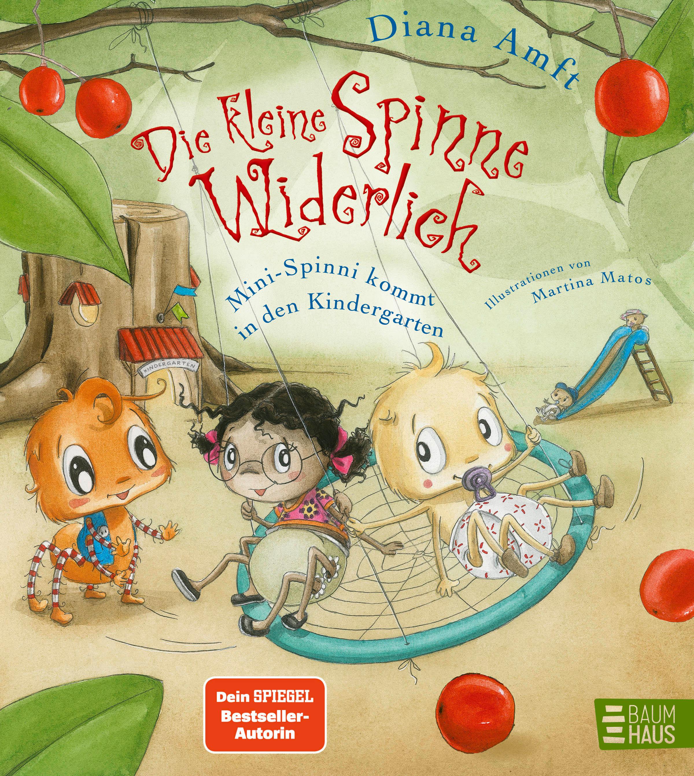 Vorderes Coverbild Die kleine Spinne Widerlich - Mini-Spinni kommt in den Kindergarten