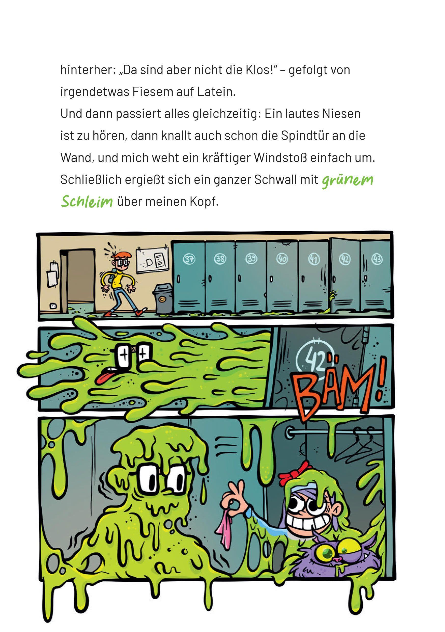 Beispielinhalt (Bild) Ungeheuer schleimig (Band 2)