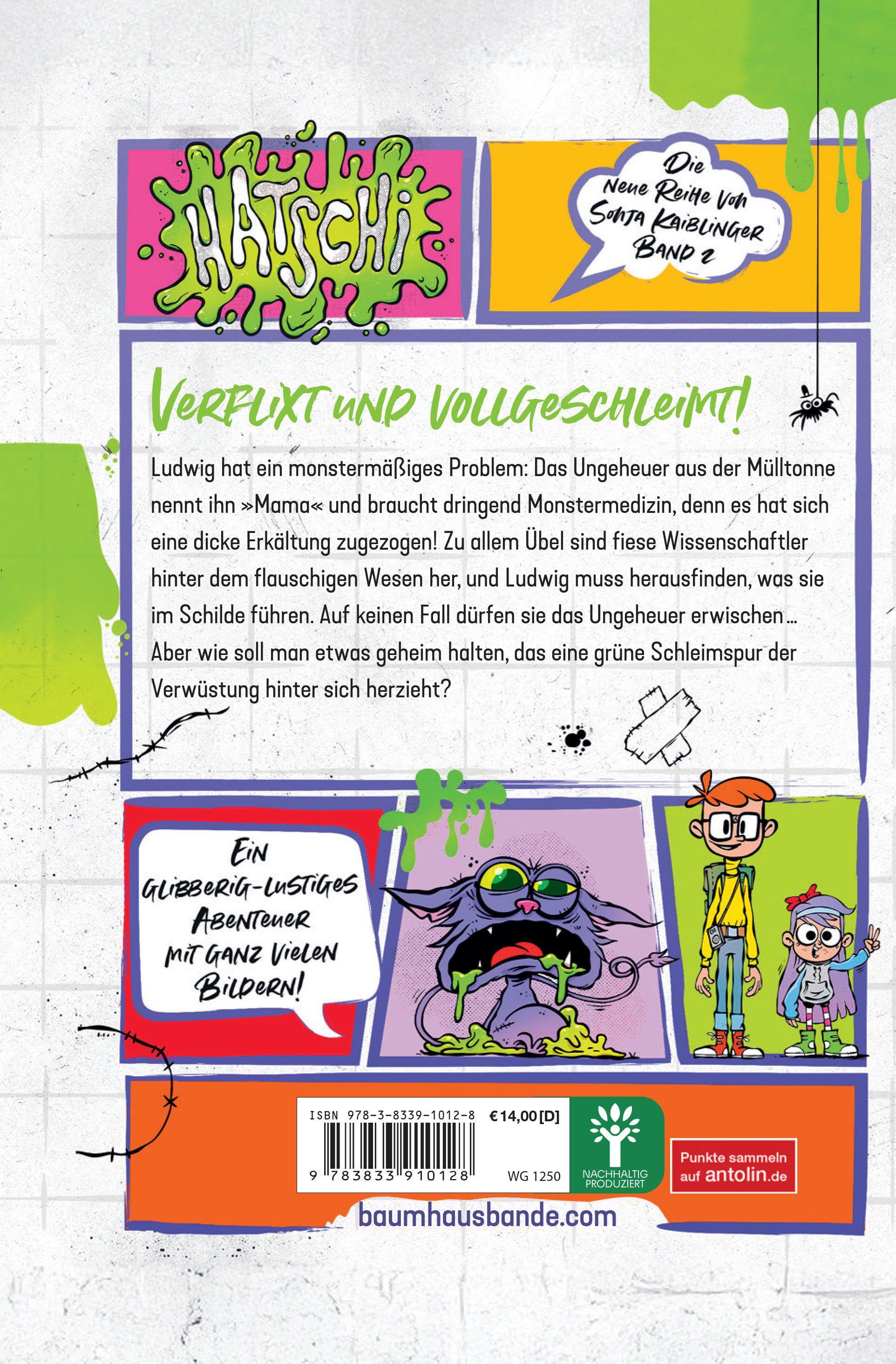 Beispielinhalt (Bild) Ungeheuer schleimig (Band 2)