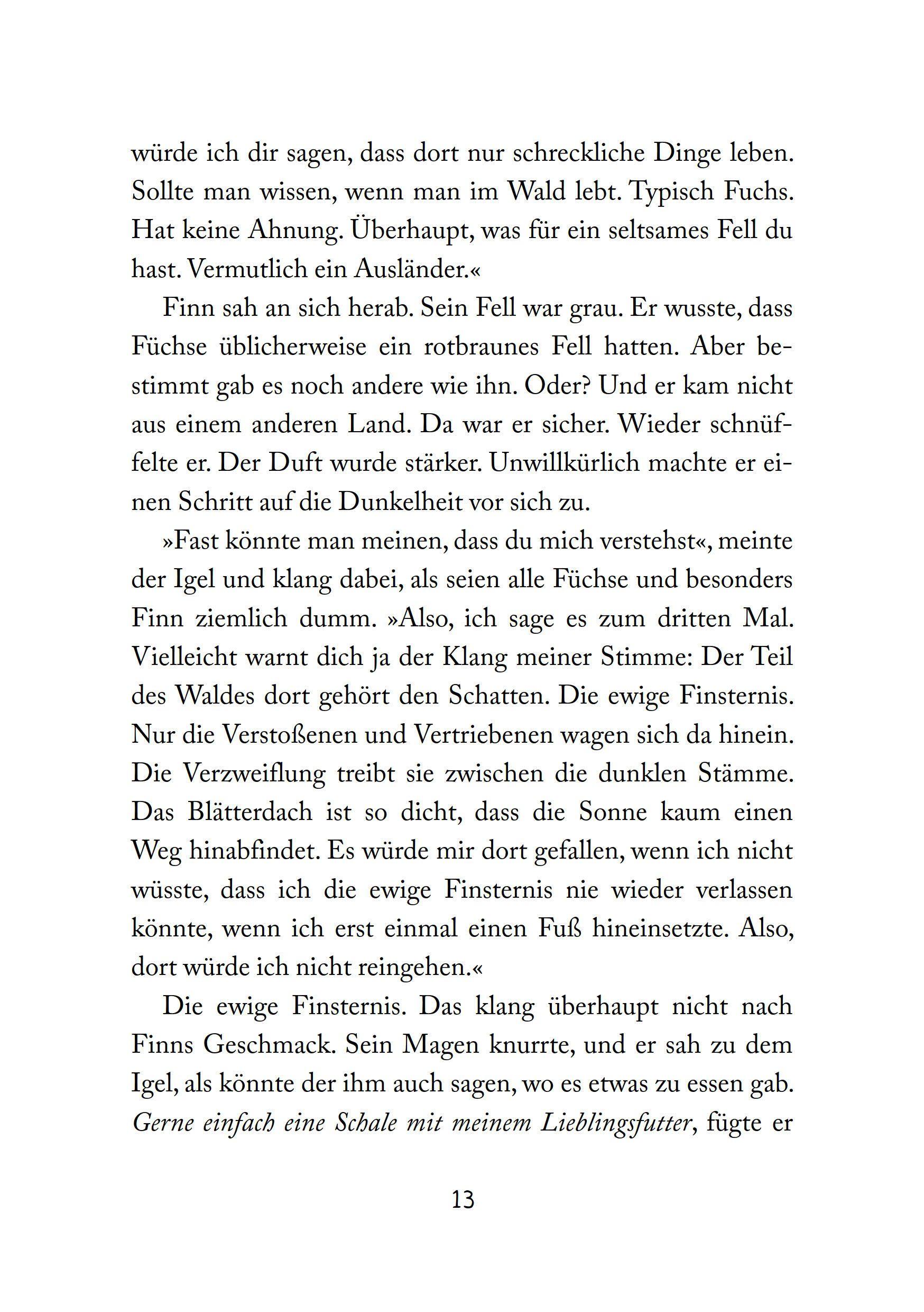 Beispielinhalt (Bild) Foxfighter - Angriff des Schattens (Band 1)