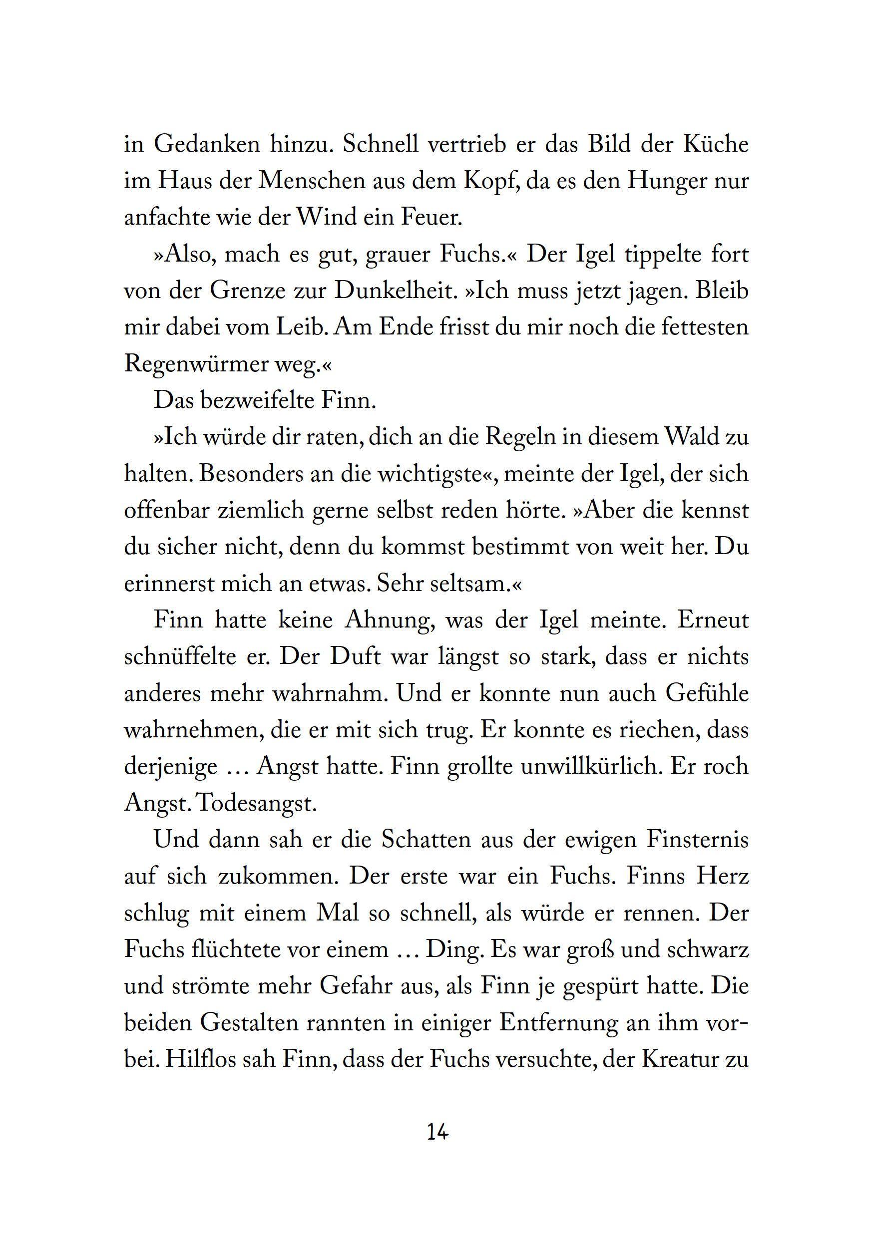 Beispielinhalt (Bild) Foxfighter - Angriff des Schattens (Band 1)