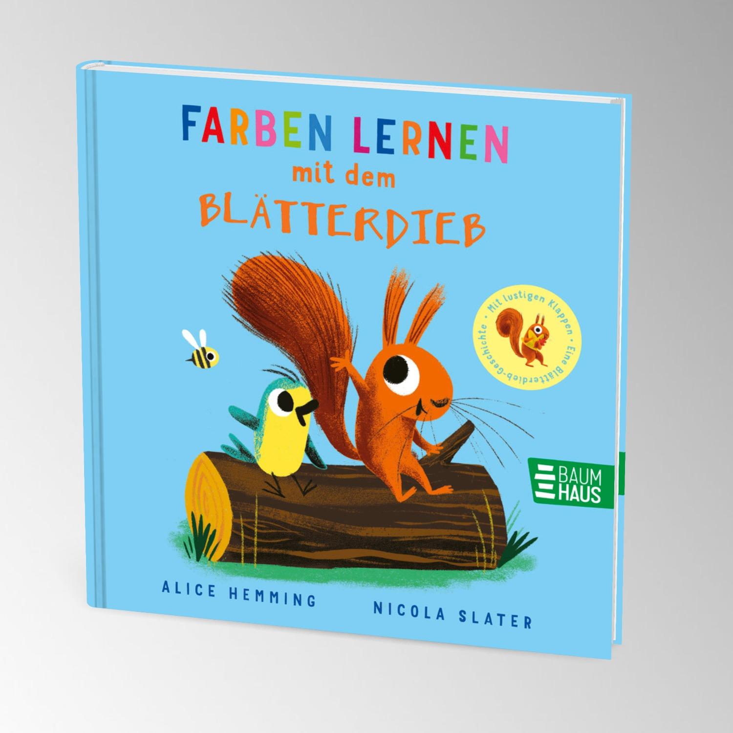 Beispielinhalt (Bild) Farben lernen mit dem Blätterdieb