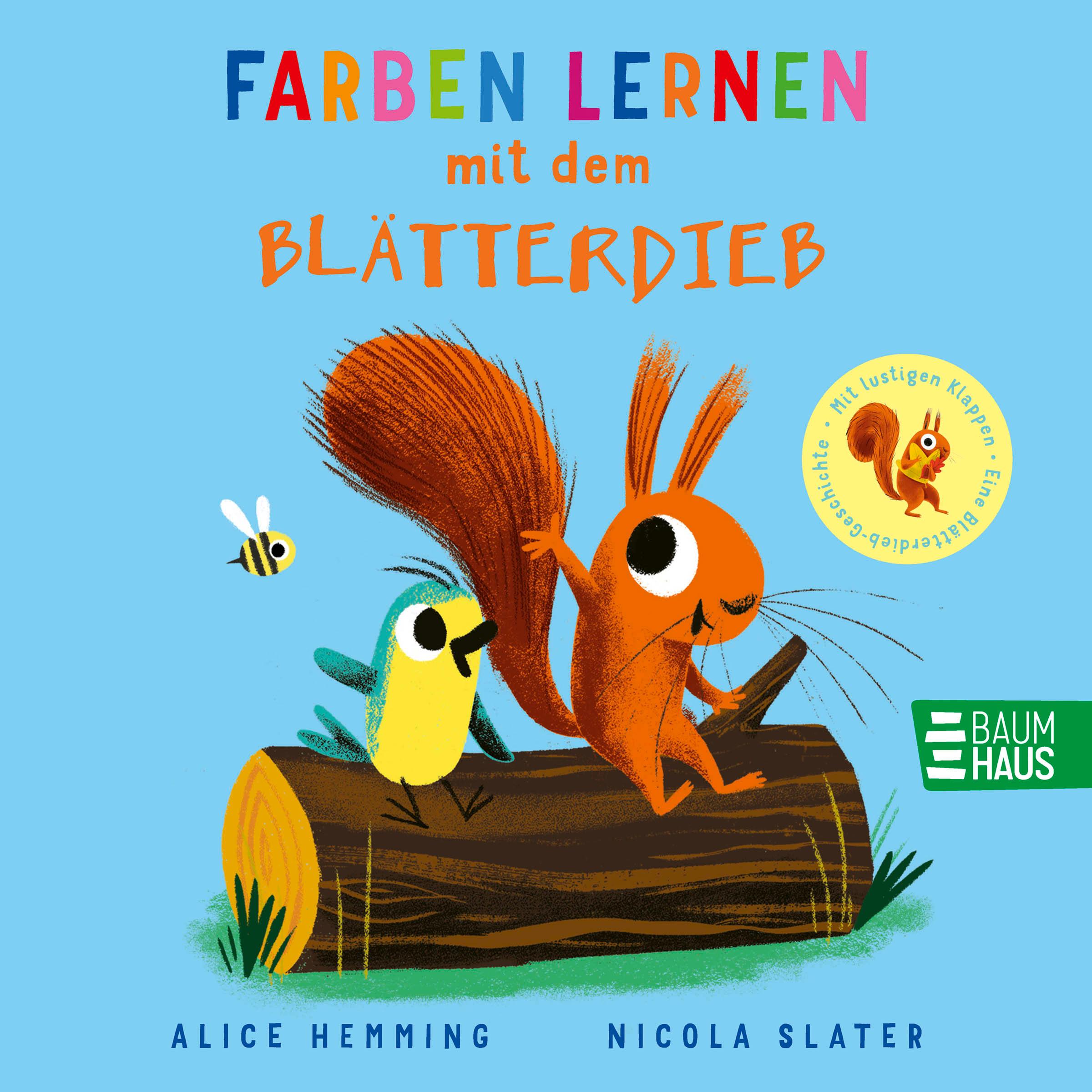 Vorderes Coverbild Farben lernen mit dem Blätterdieb