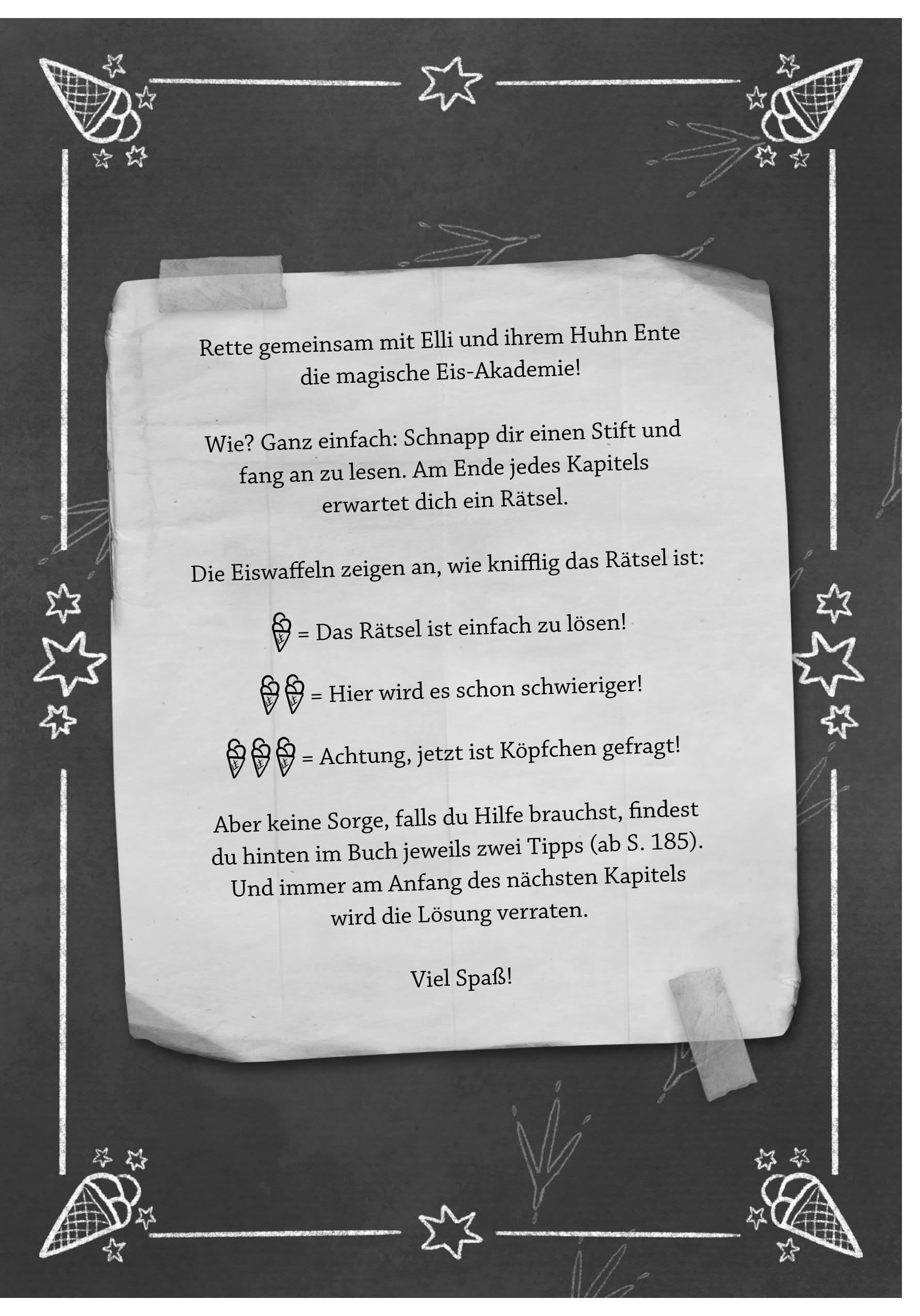 Beispielinhalt (Bild) Geheim! Ein Rätselabenteuer - Rette die magische Eis-Akademie