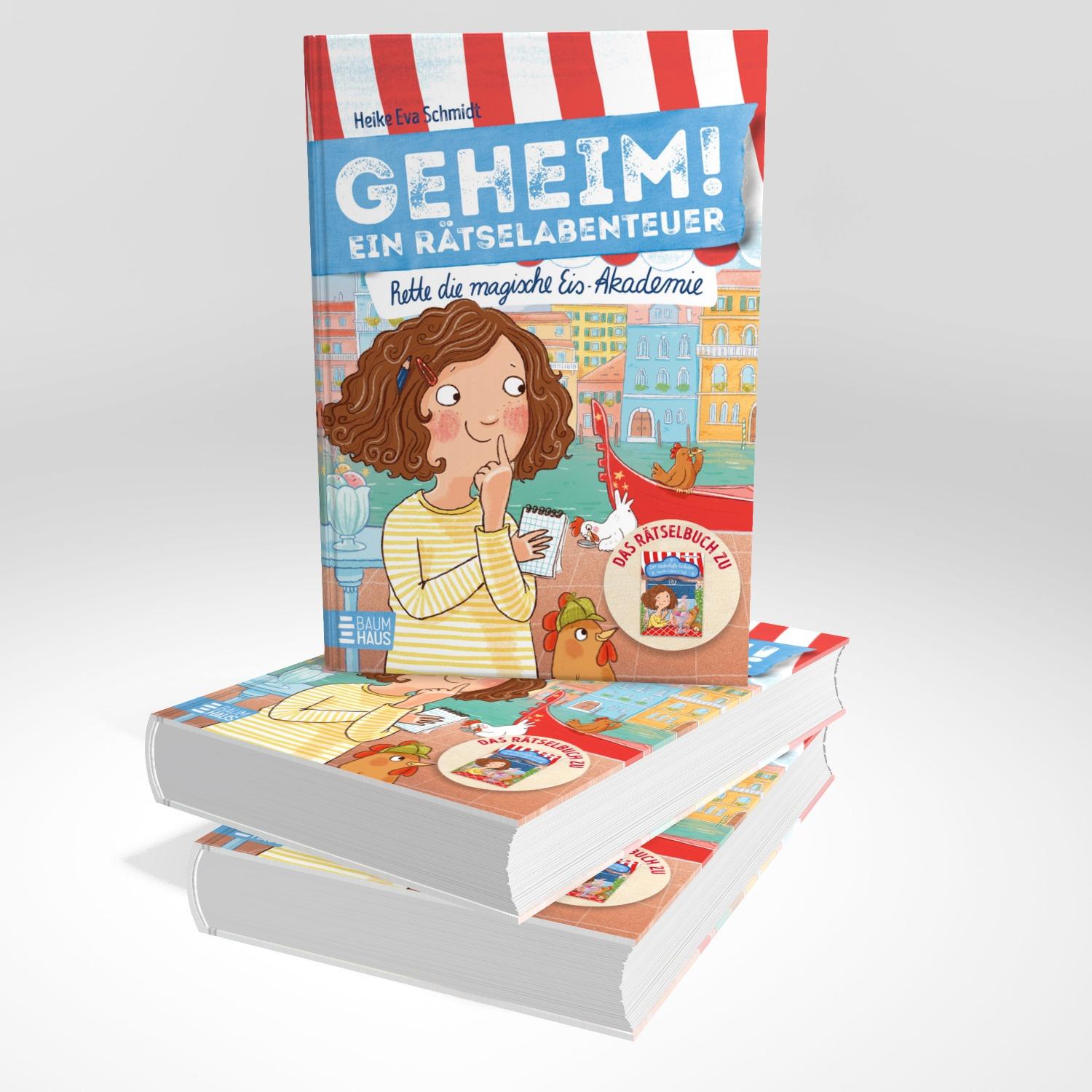 Beispielinhalt (Bild) Geheim! Ein Rätselabenteuer - Rette die magische Eis-Akademie