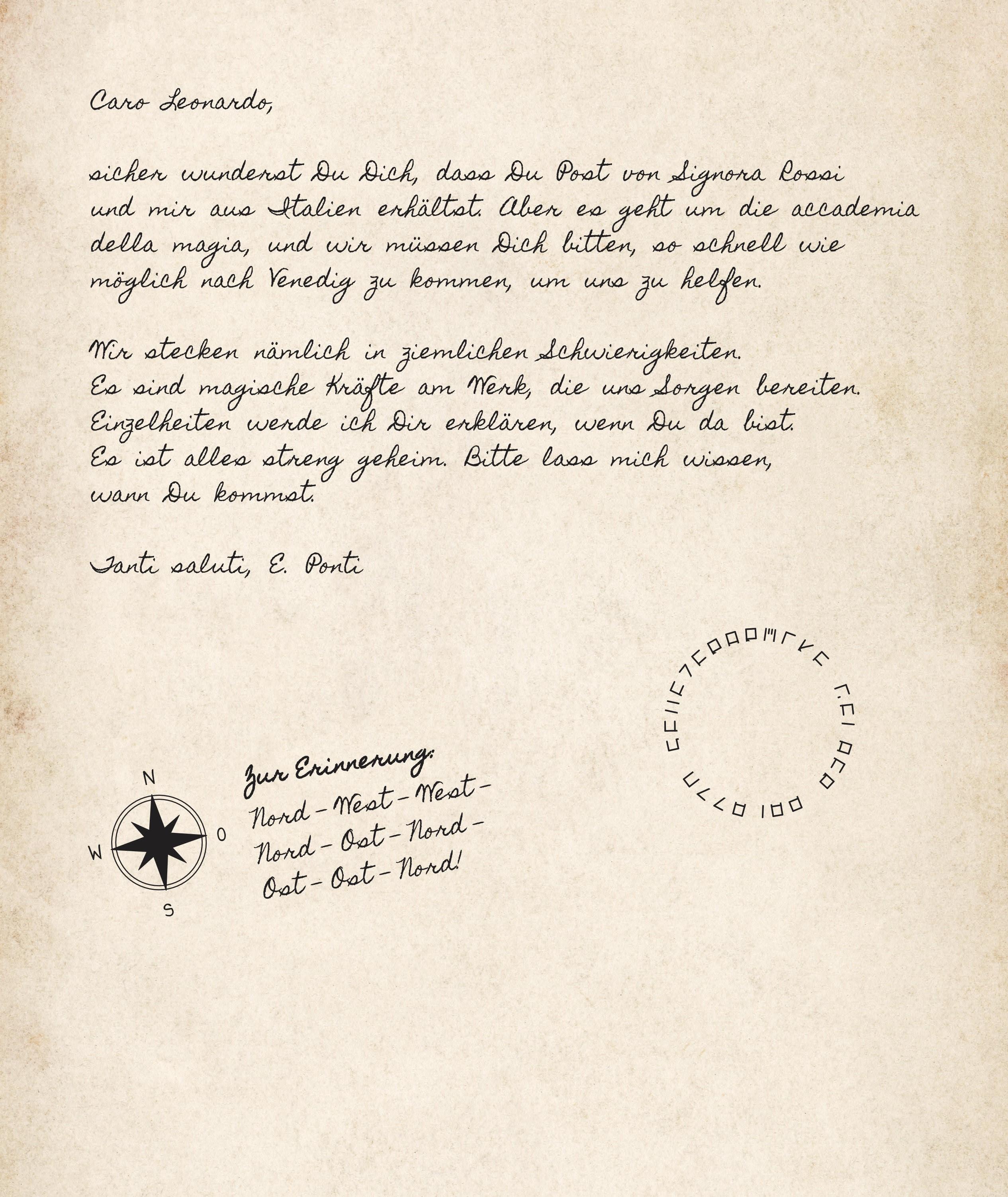 Beispielinhalt (Bild) Geheim! Ein Rätselabenteuer - Rette die magische Eis-Akademie