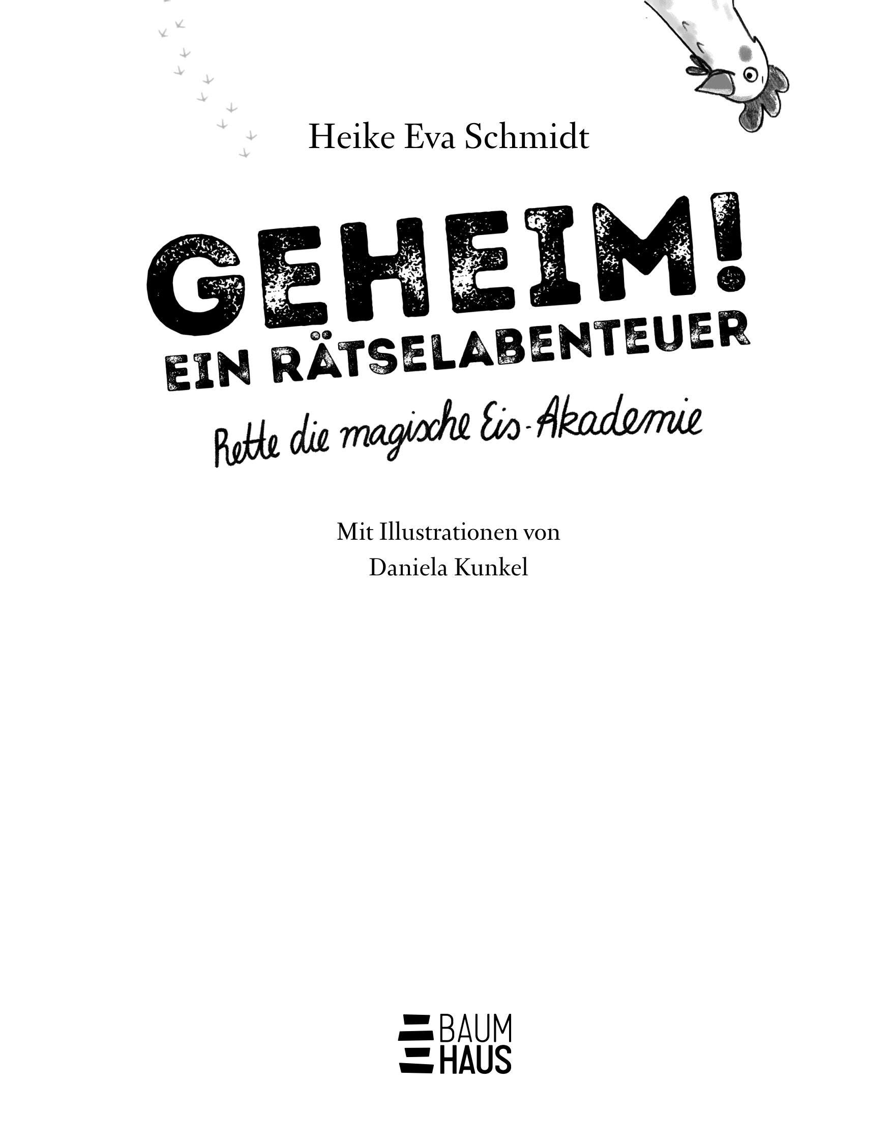 Beispielinhalt (Bild) Geheim! Ein Rätselabenteuer - Rette die magische Eis-Akademie