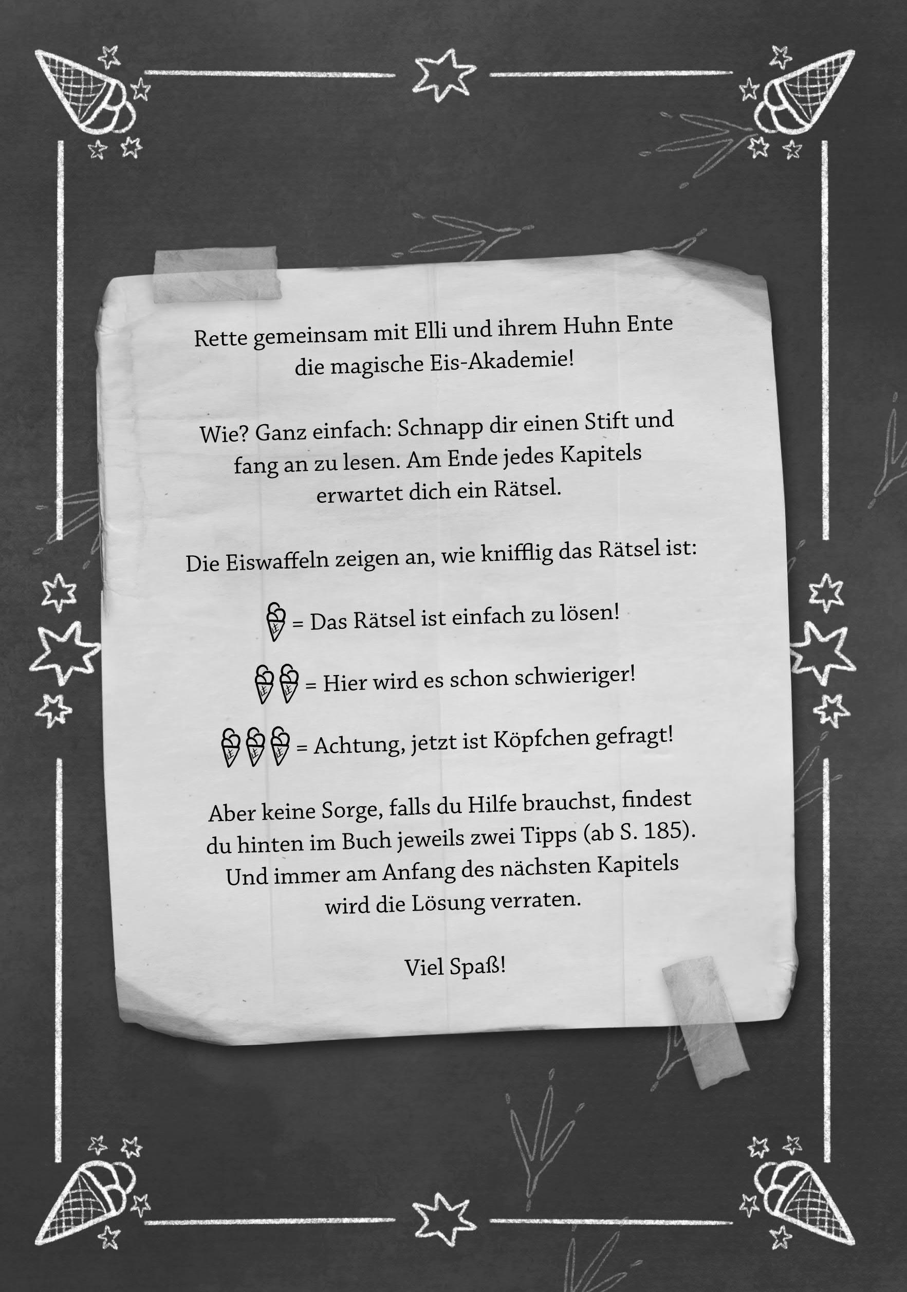 Beispielinhalt (Bild) Geheim! Ein Rätselabenteuer - Rette die magische Eis-Akademie