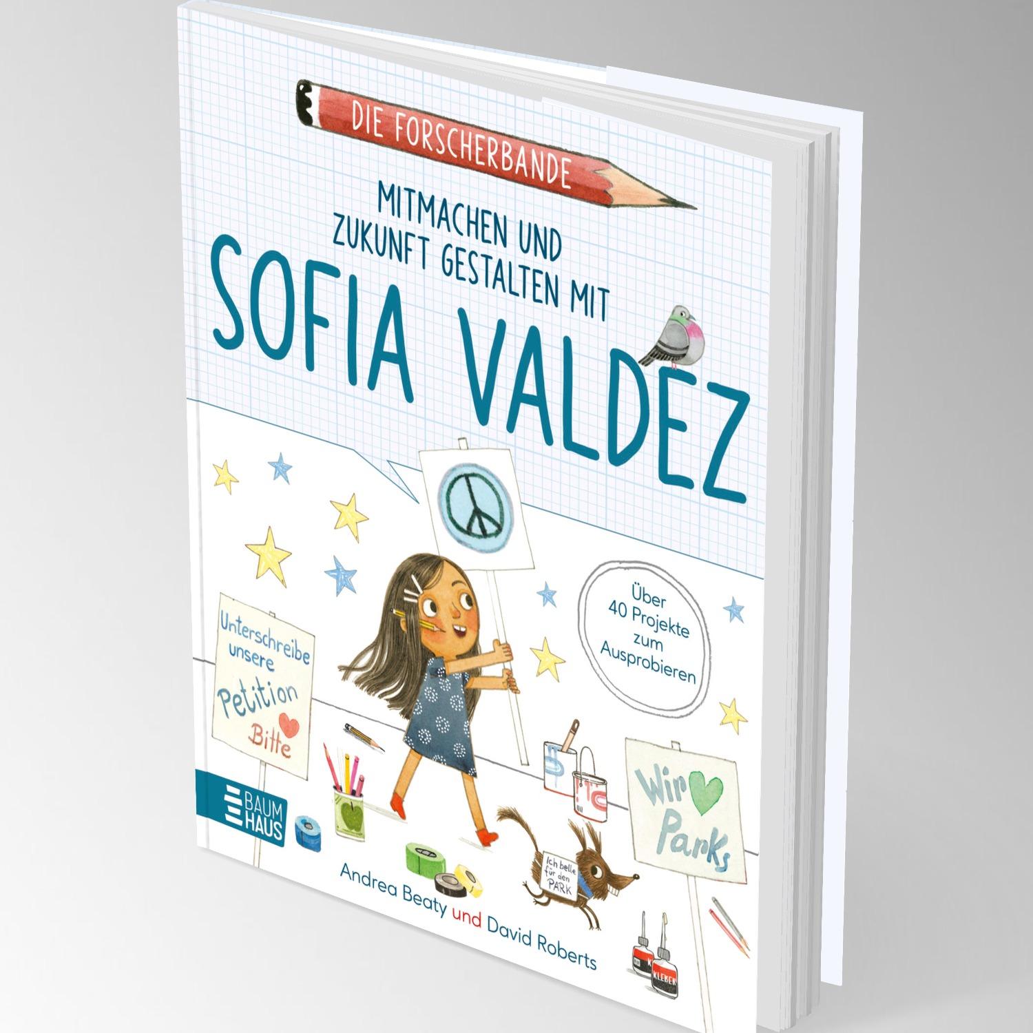 Beispielinhalt (Bild) Die Forscherbande - Mitmachen und Zukunft gestalten mit Sofia Valdez