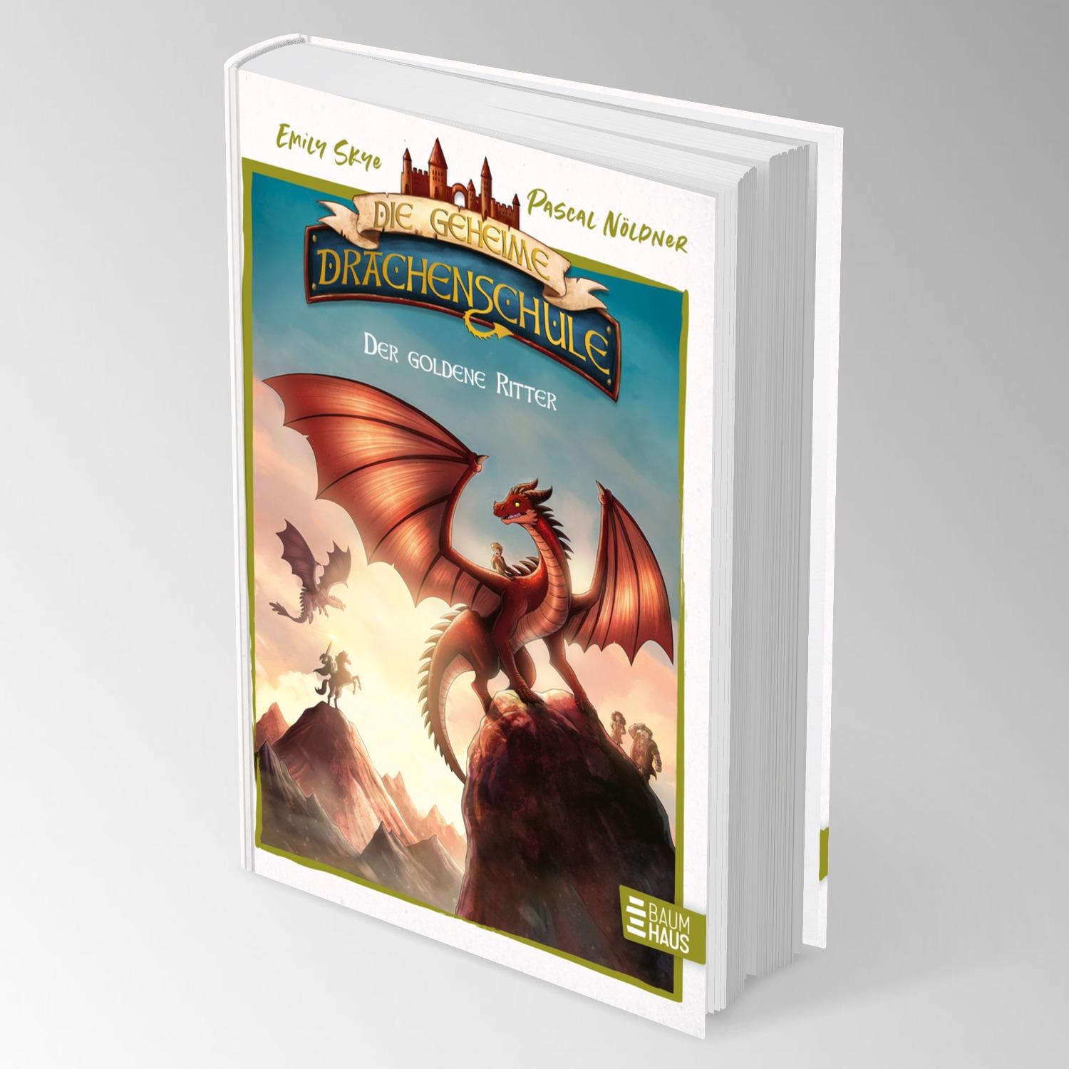 Beispielinhalt (Bild) Die geheime Drachenschule - Der goldene Ritter