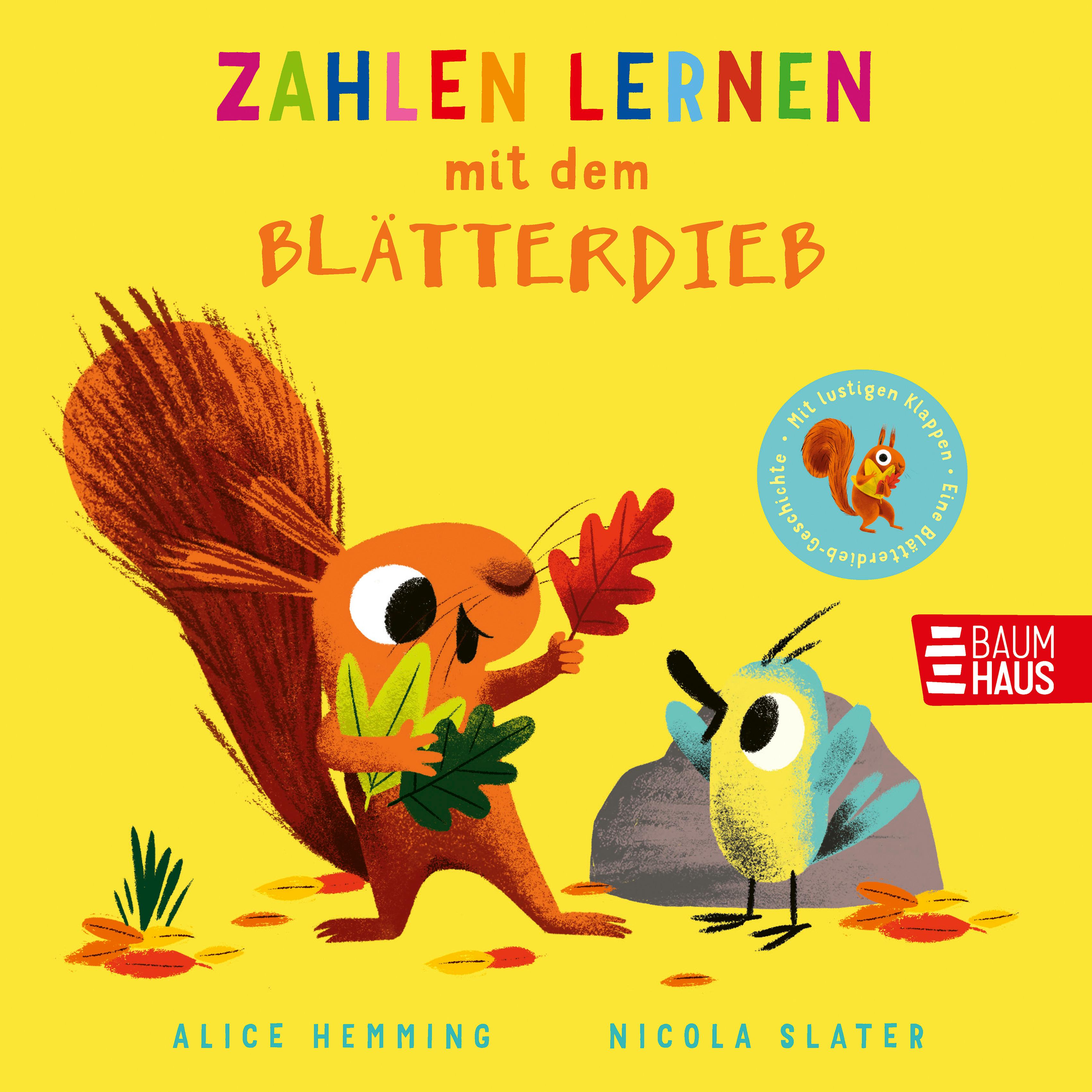 Vorderes Coverbild Zahlen lernen mit dem Blätterdieb