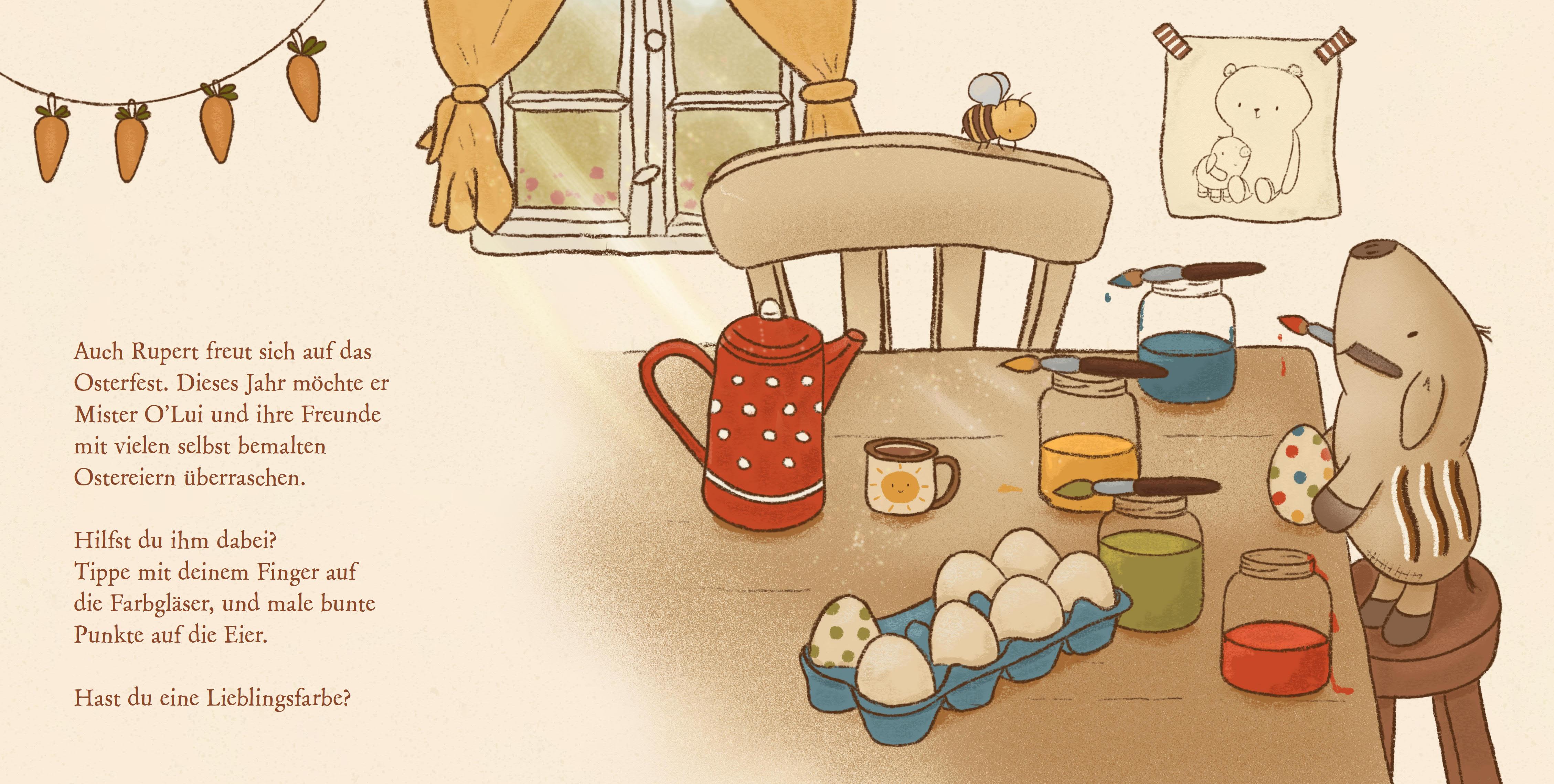 Beispielinhalt (Bild) Mister O'Lui und die große Eiersuche