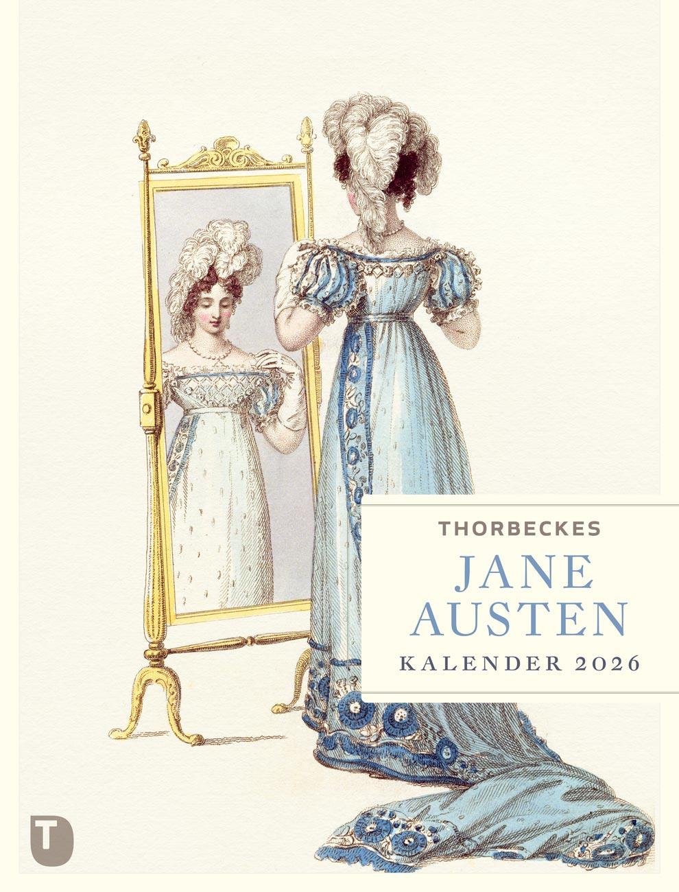 Vorderes Coverbild Thorbeckes Jane Austen-Kalender 2026