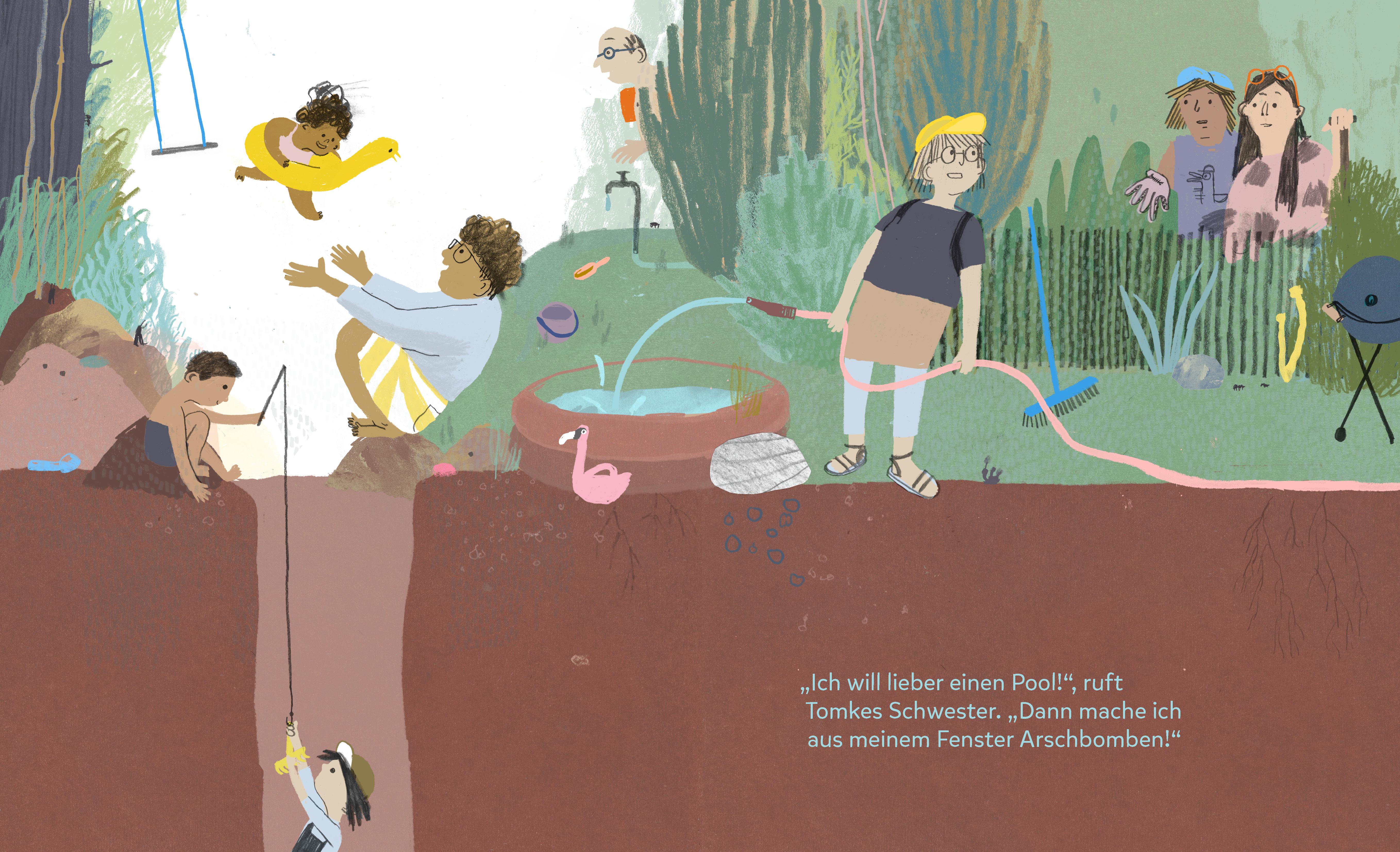 Beispielinhalt (Bild) Tomke gräbt