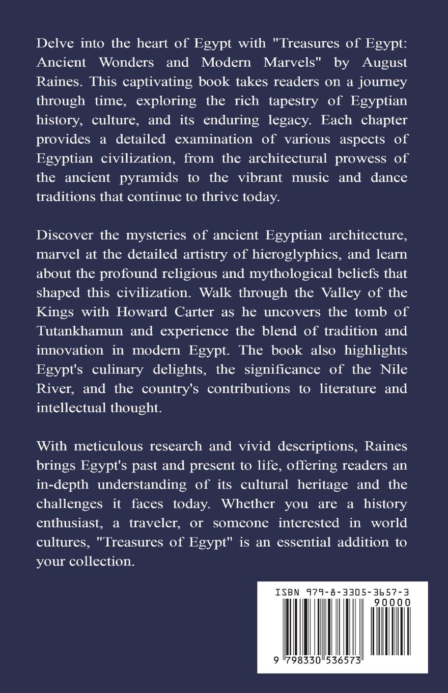 Rückseitencover Treasures of Egypt