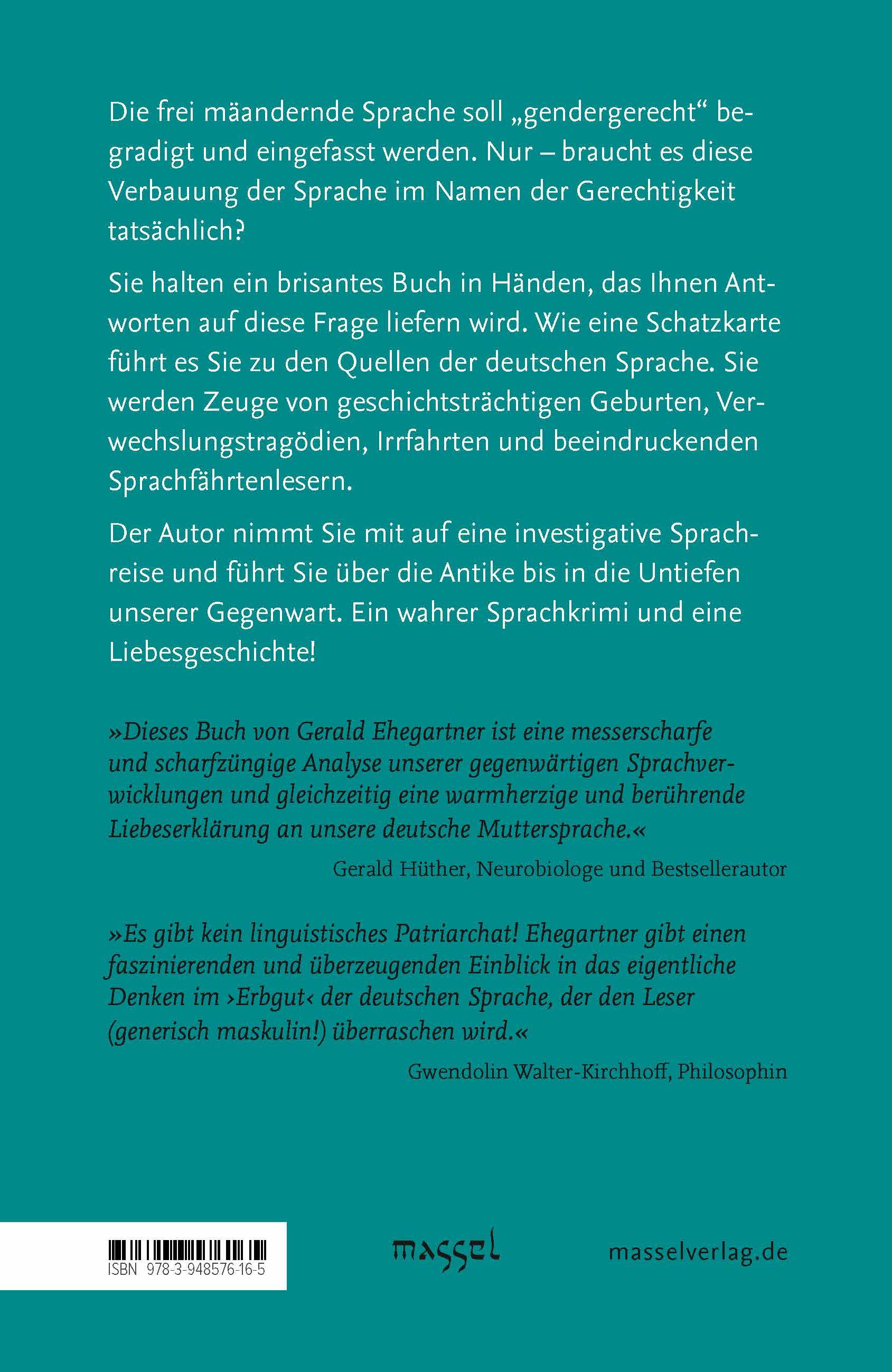 Rückseitencover Ausgegendert