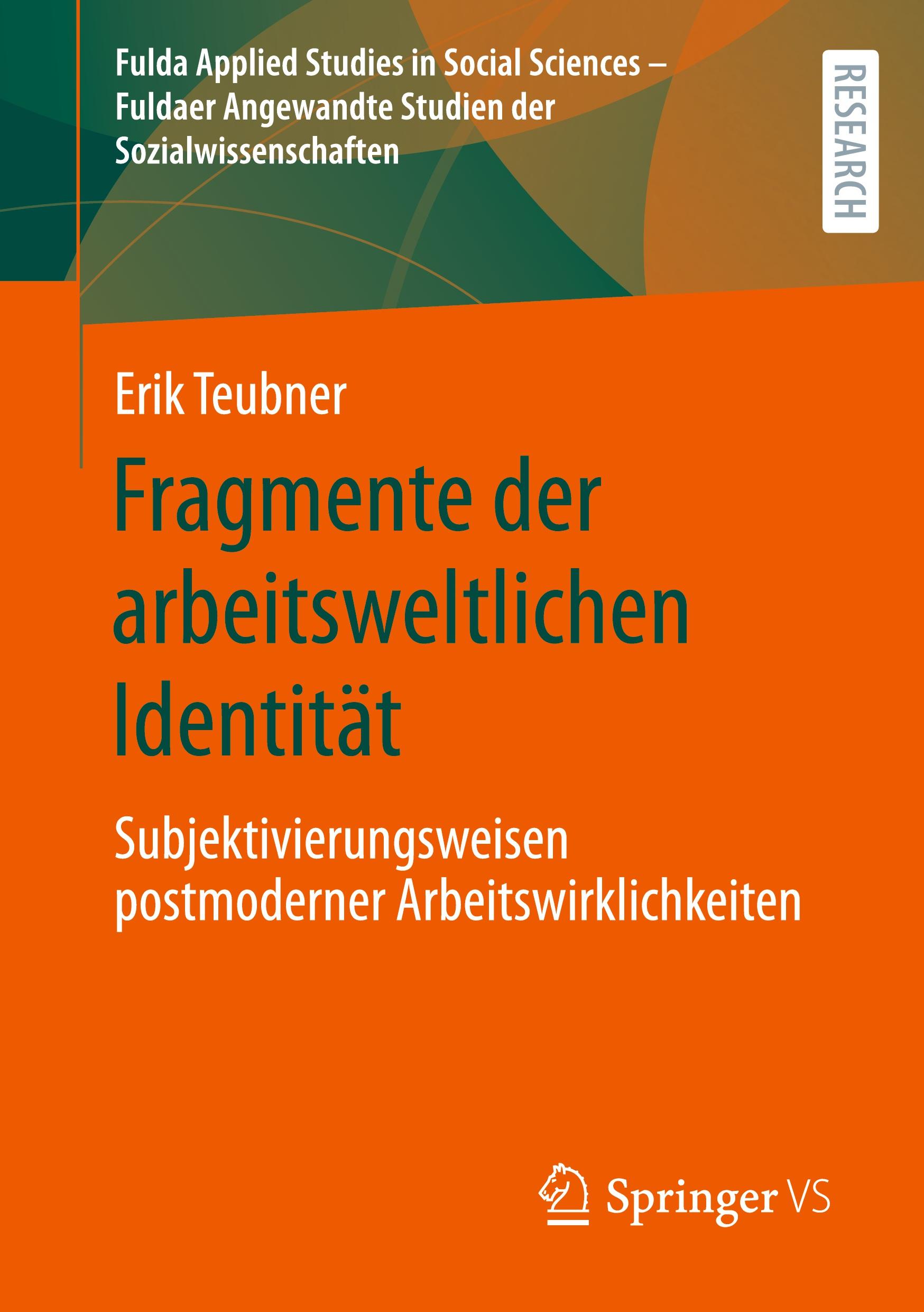 Vorderes Coverbild Fragmente der arbeitsweltlichen Identität
