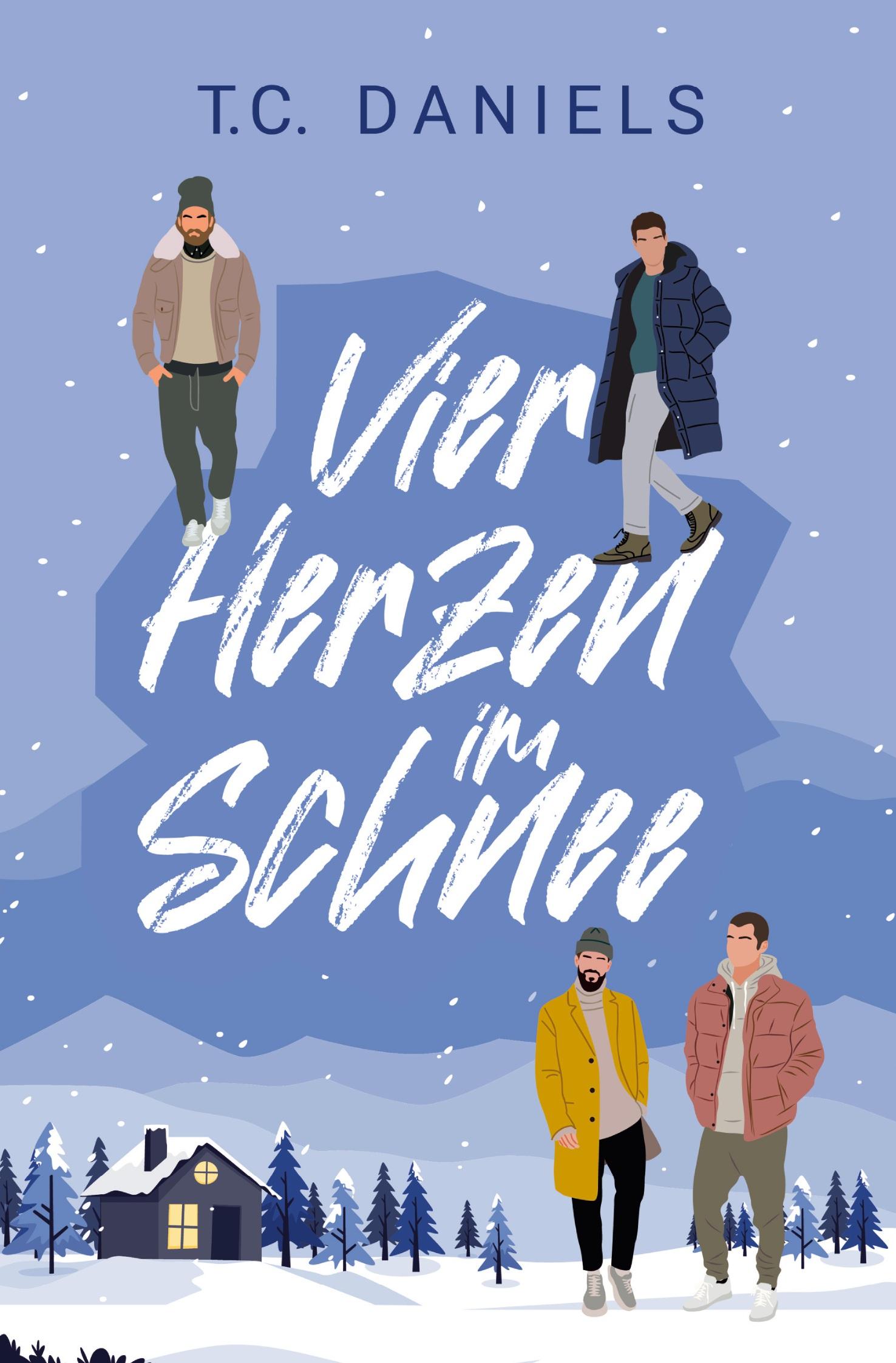 Vorderes Coverbild Vier Herzen im Schnee