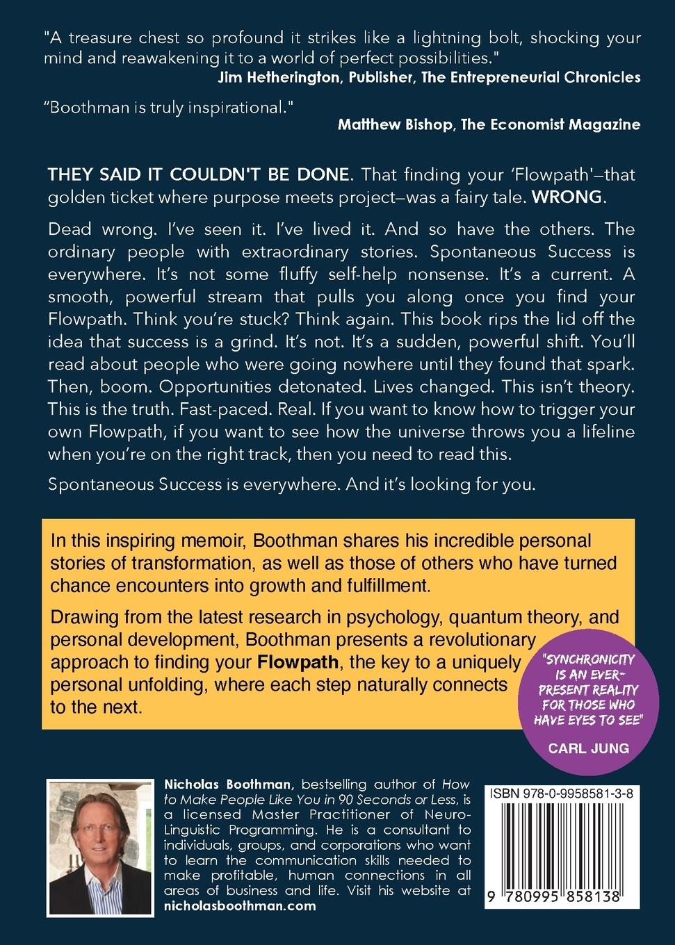 Rückseitencover Spontaneous Success is Everywhere