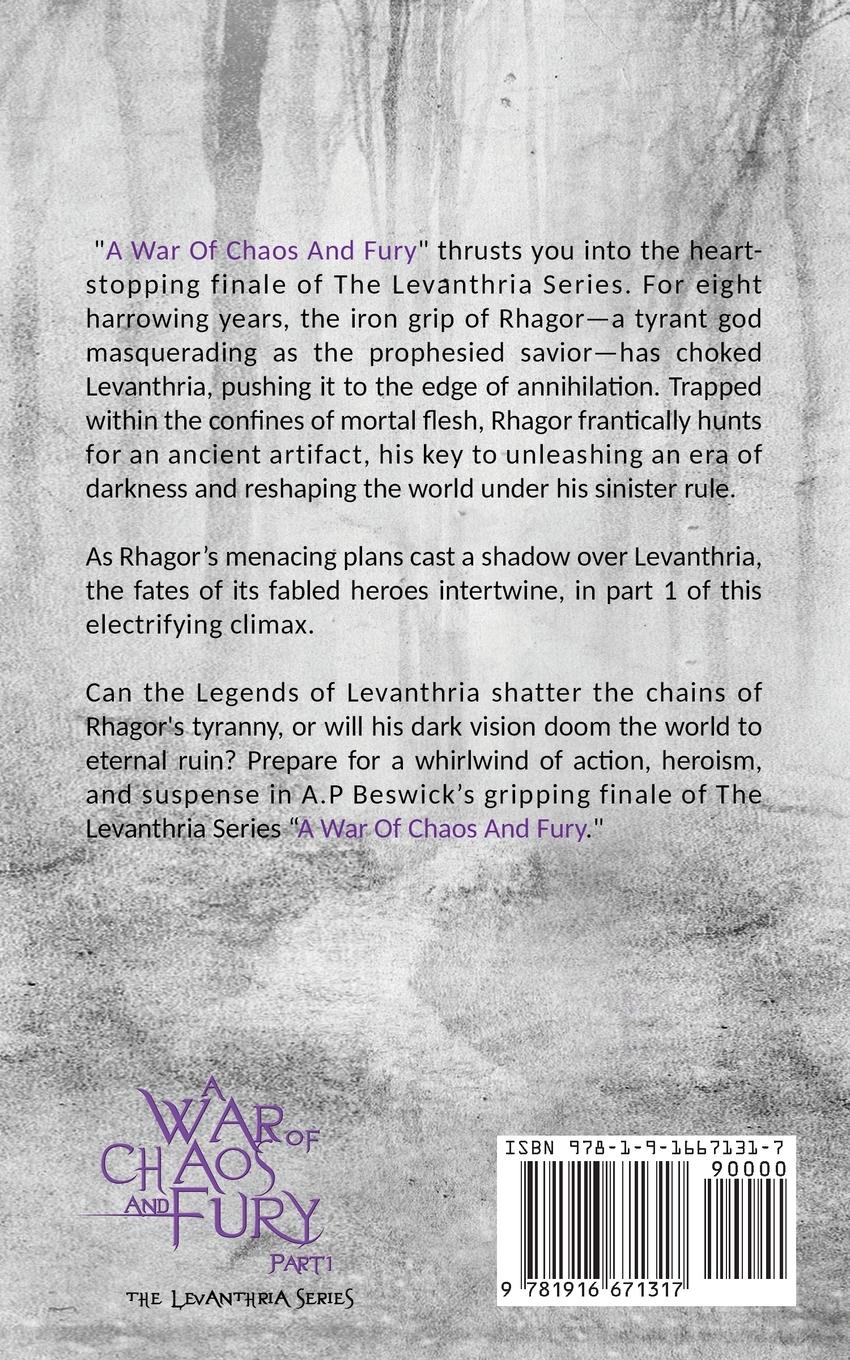 Rückseitencover A War Of Chaos And Fury - Part 1