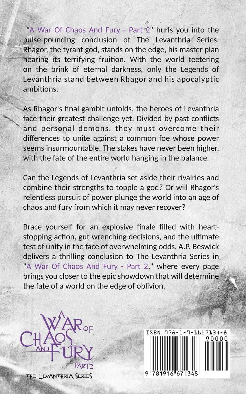 Rückseitencover A War Of Chaos And Fury - Part 2