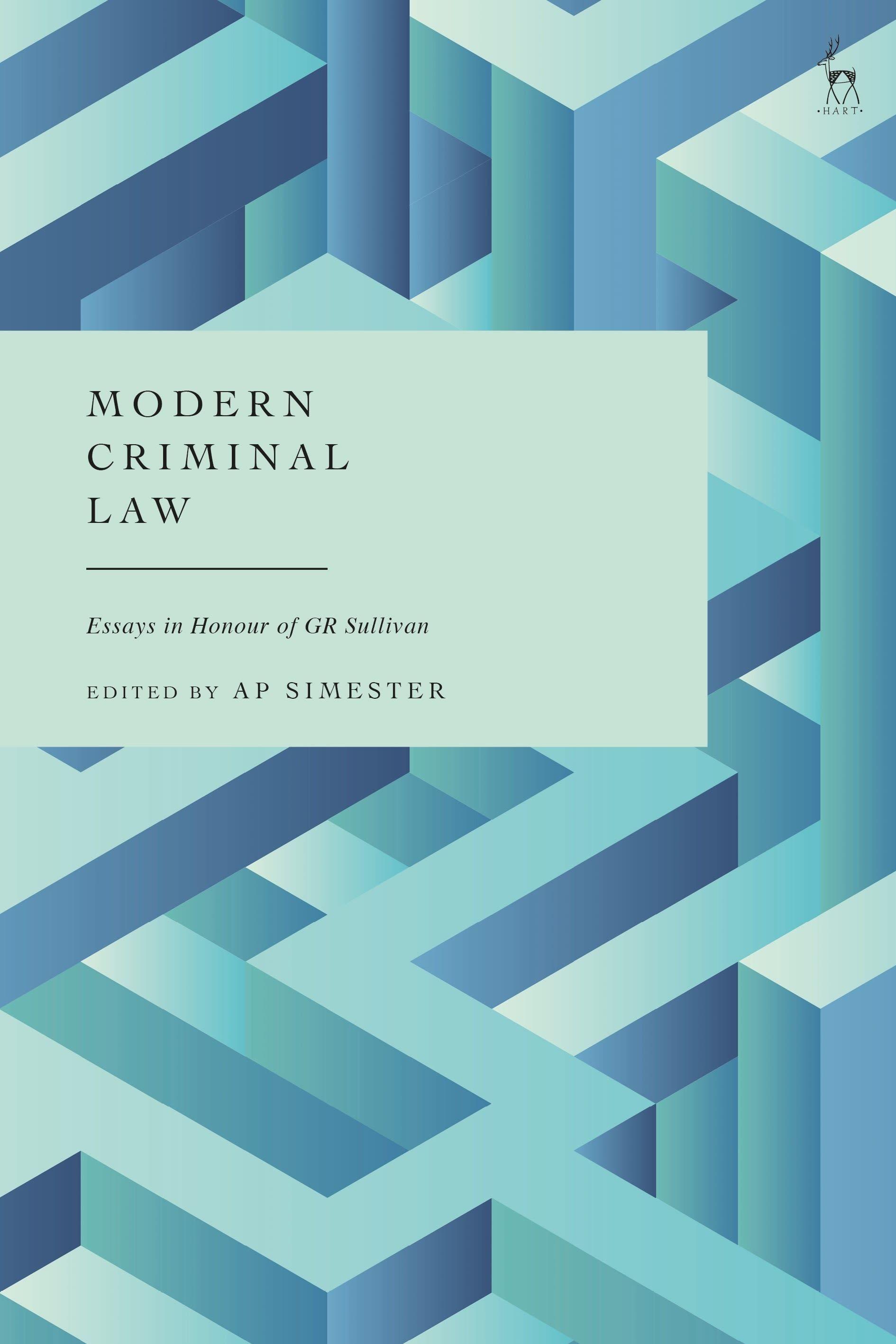 Vorderes Coverbild Modern Criminal Law